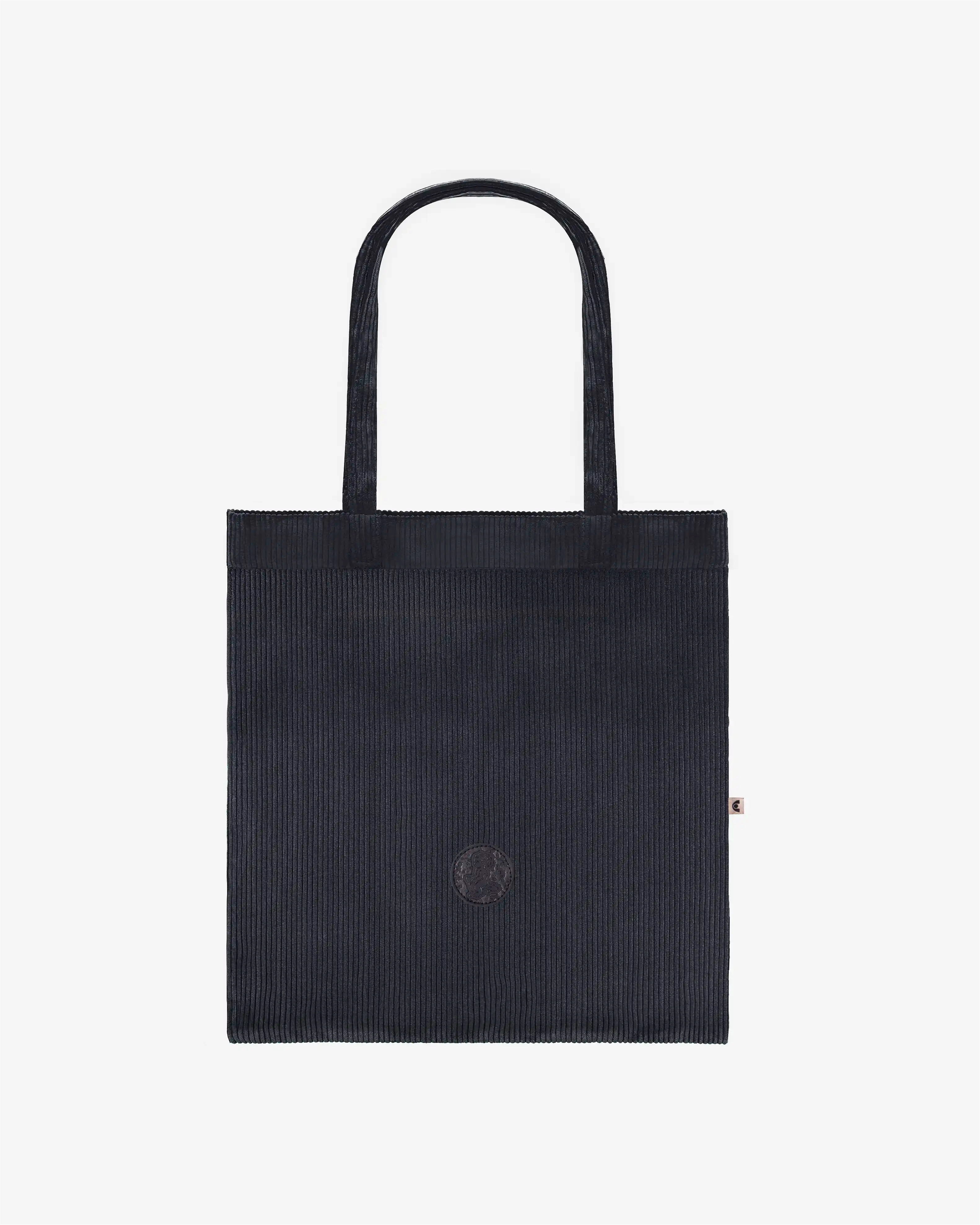 Patch Corduroy Tote Bag