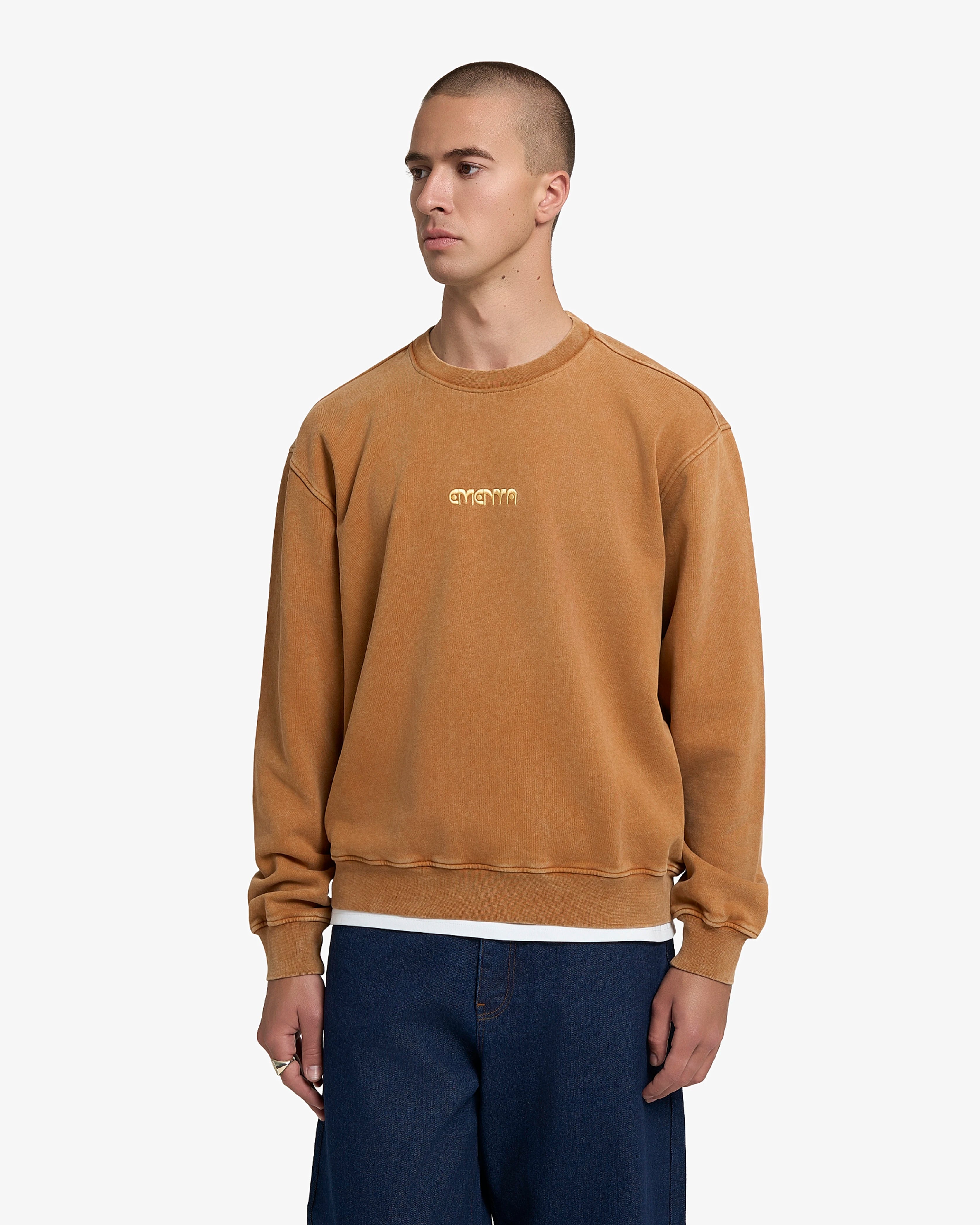 First Word Washed Crewneck