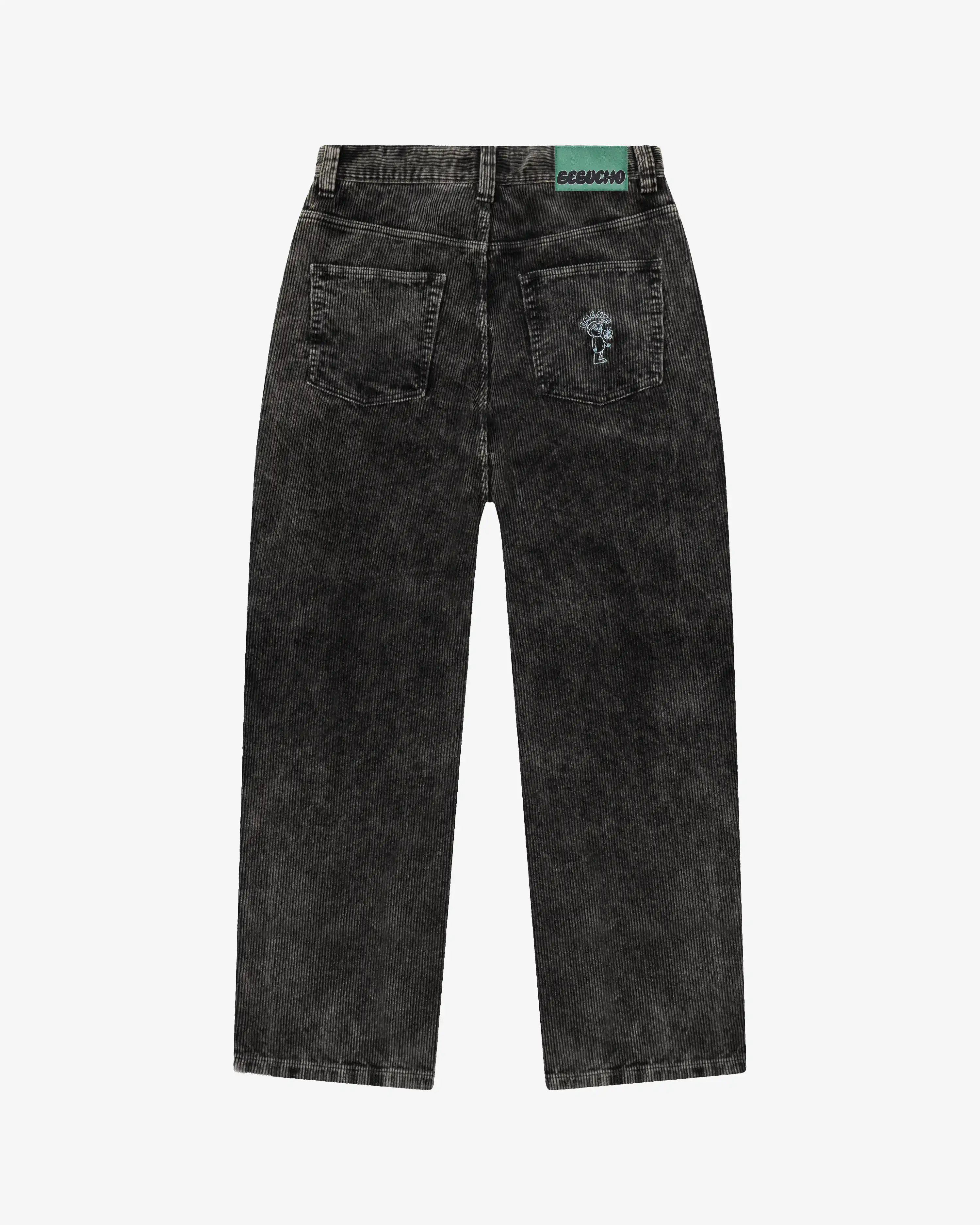Artist Edition
Bonga is our baggy fit. It is very loose from waist to ankle, designed for comfort and a bold, laid-back look.
100% cotton corduroy for a soft, textured feel
Classic five-pocket design with belt loops
Button closure with full button fly for secure fastening
Embroidered front pocket butterfly detail
Bebucho design embroidered on the back pocket
Reinforced stitching ensures durability
Wide wale corduroy with bold ridges for extra texture
Unisex fit designed to suit all genders
