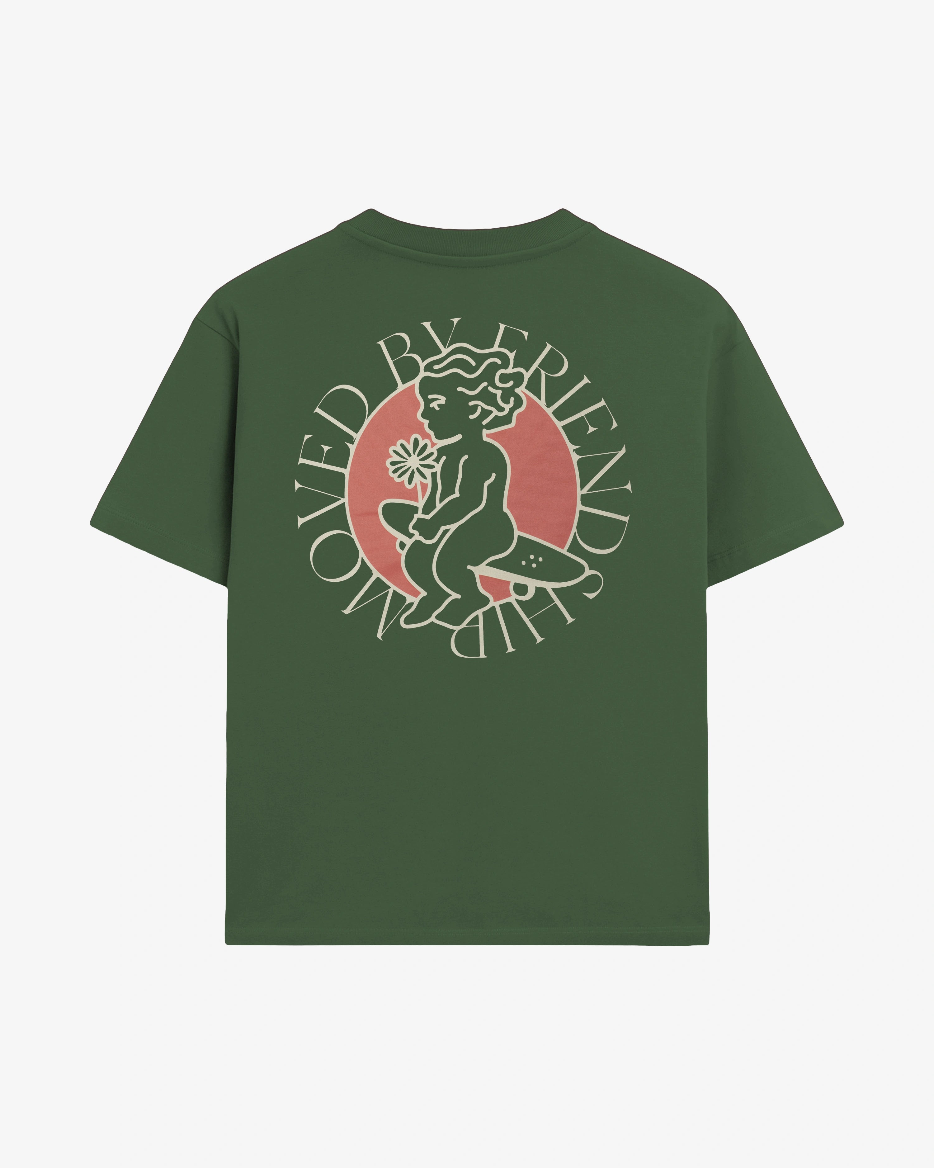 100% Cotton
Regular fit
Built for durability
Ikon Flower design print
'Moved By Friendship' motto on the back
Heavyweight 240gsm fabric
Unisex
Made in Portugal