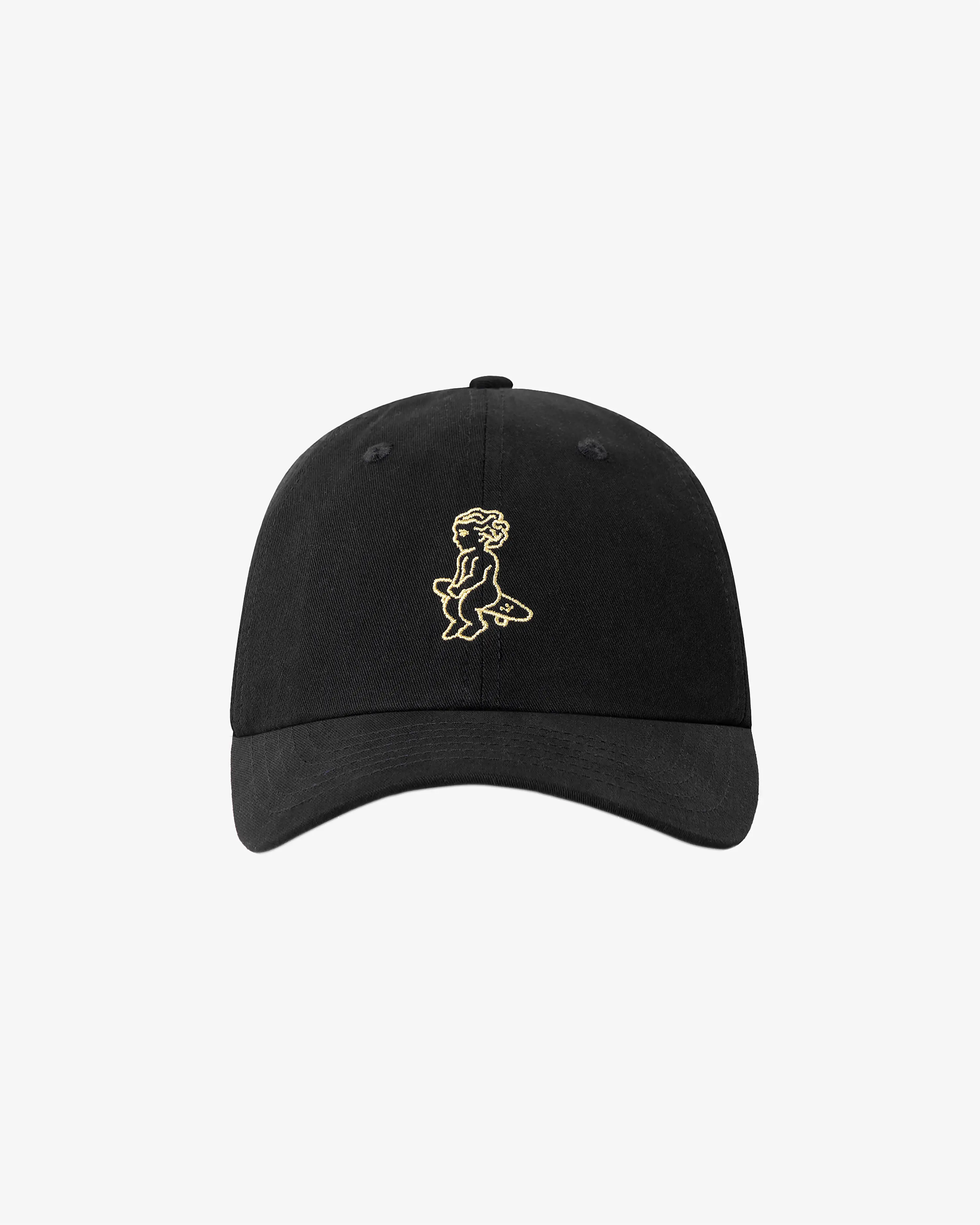Everyday cap designed for regular use
Cotton twill fabric with a soft and durable hand feel
Six-panel cap construction with a curved brim
Ikon logo embroidered on the front
Black base colour
Adjustable strap with metal buckle at the back
Made in Portugal