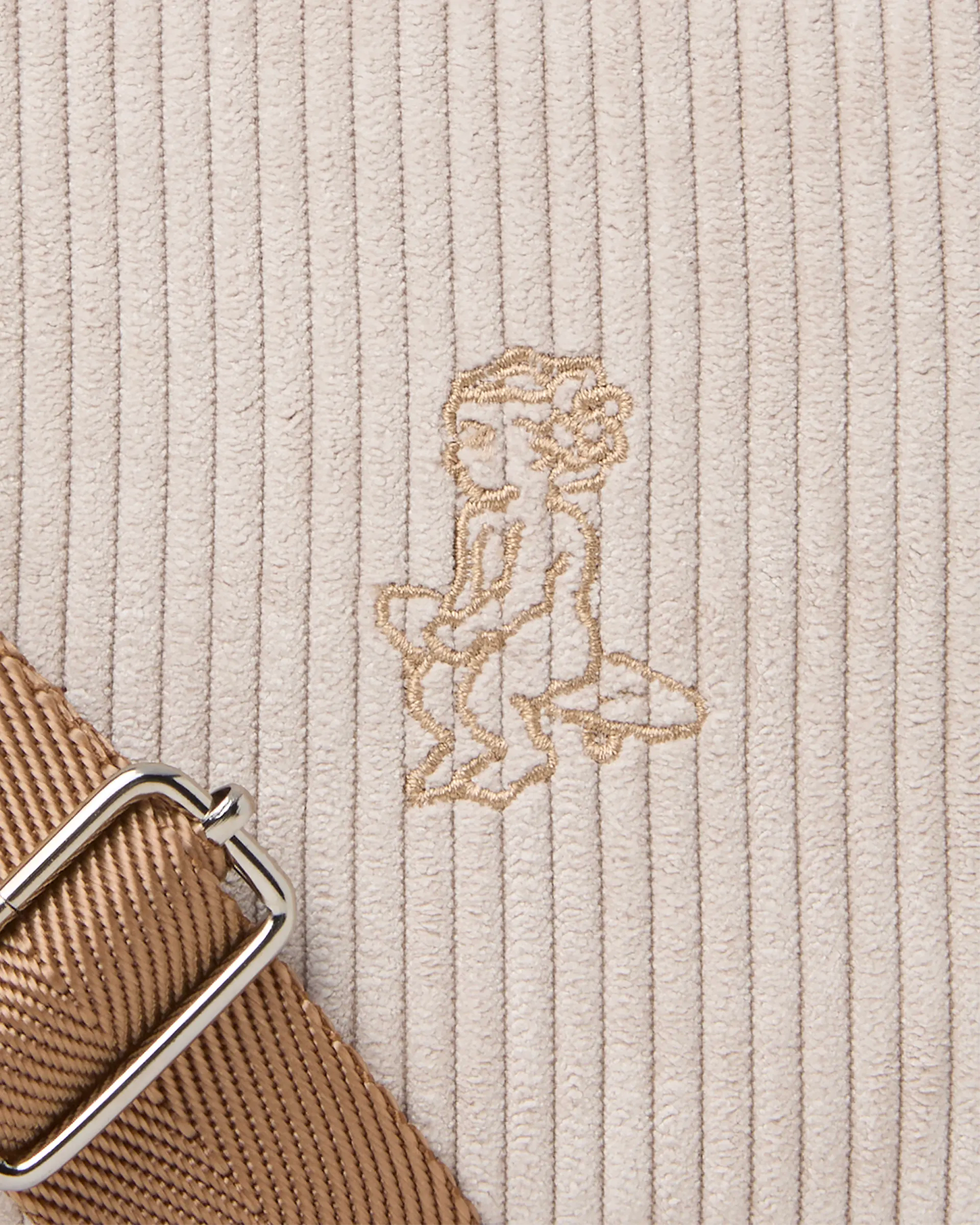 Fluffy Ikon Corduroy Shoulder Bag