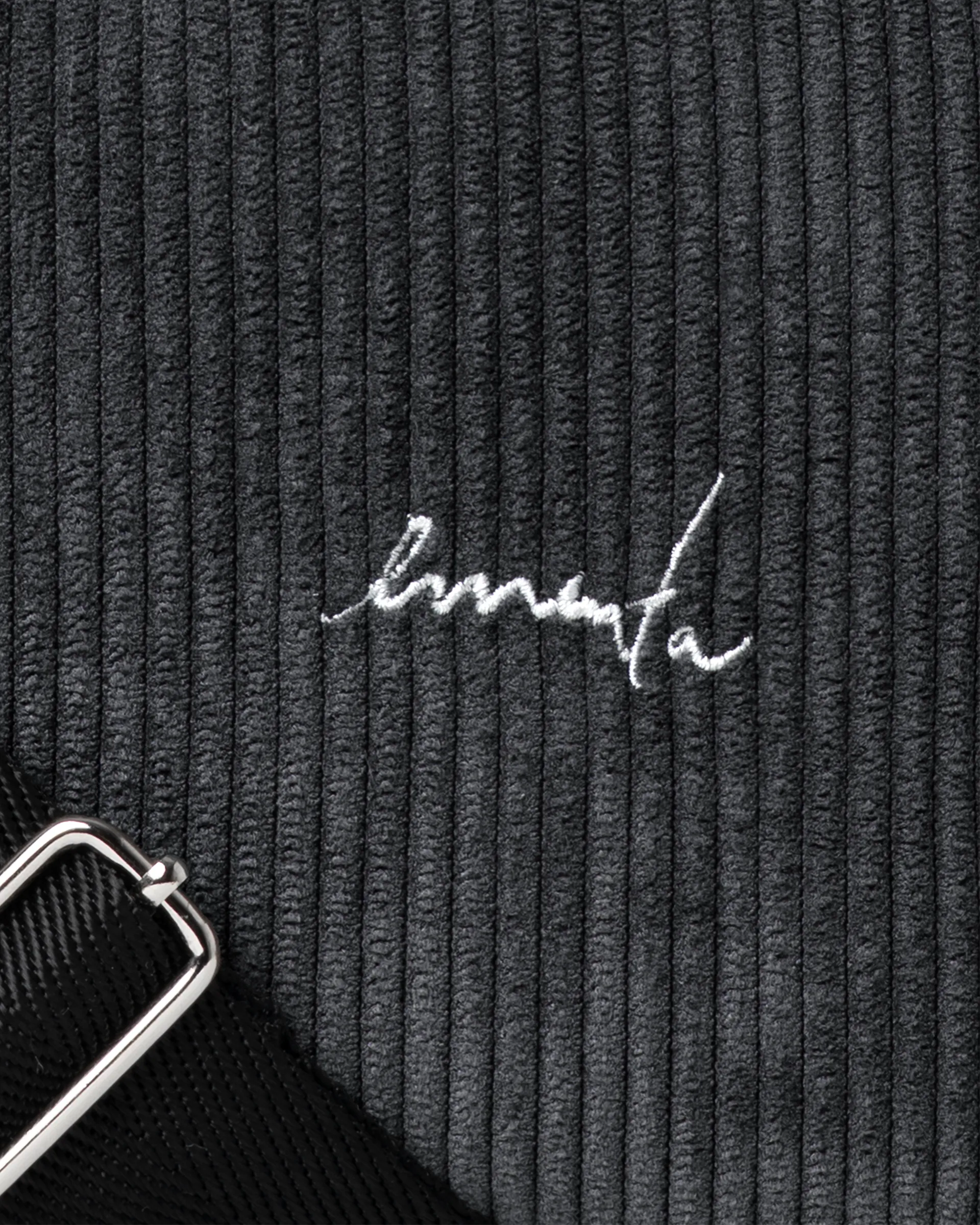 Fluffy Signature Corduroy Shoulder Bag