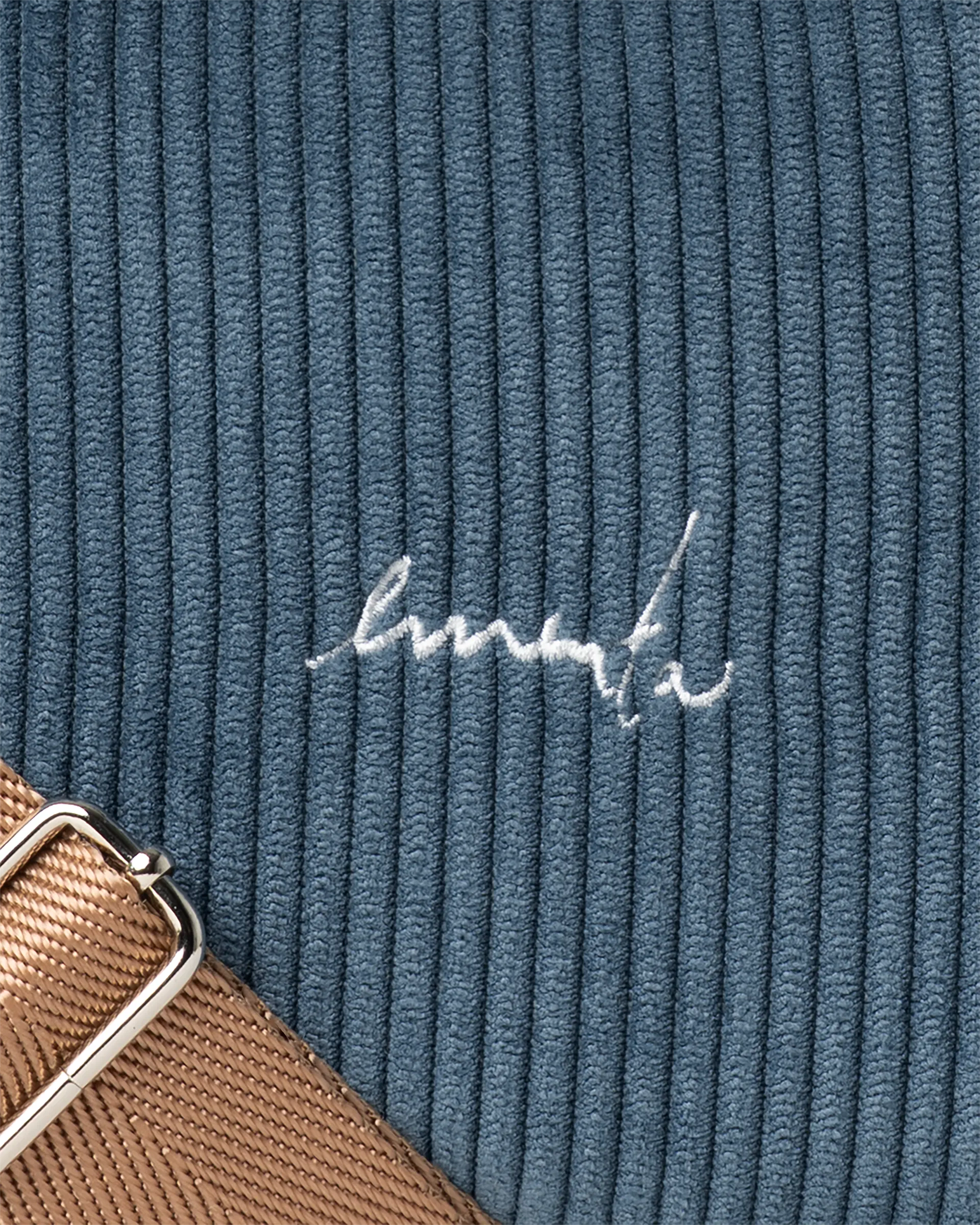 Fluffy Signature Corduroy Shoulder Bag