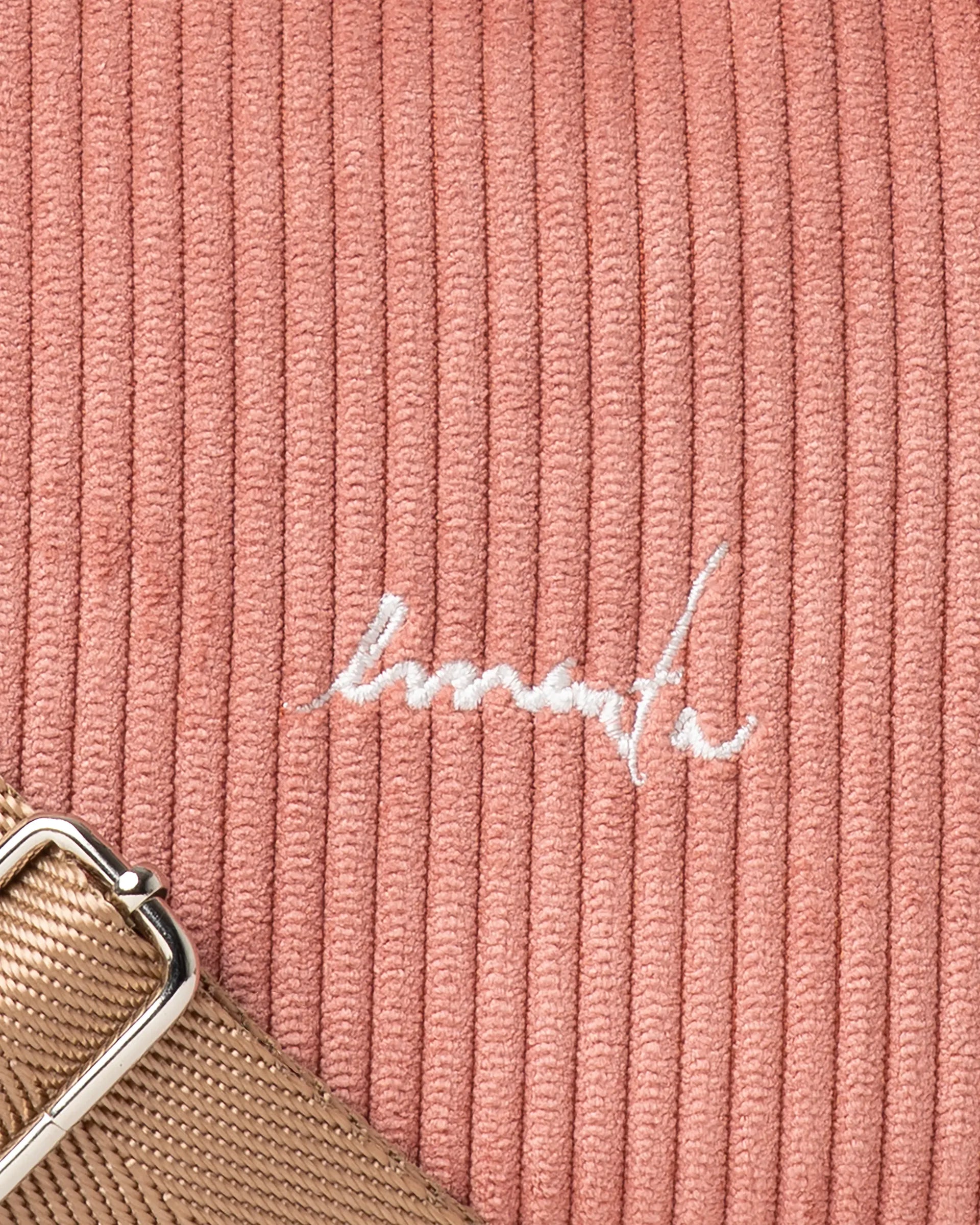 Fluffy Signature Corduroy Shoulder Bag