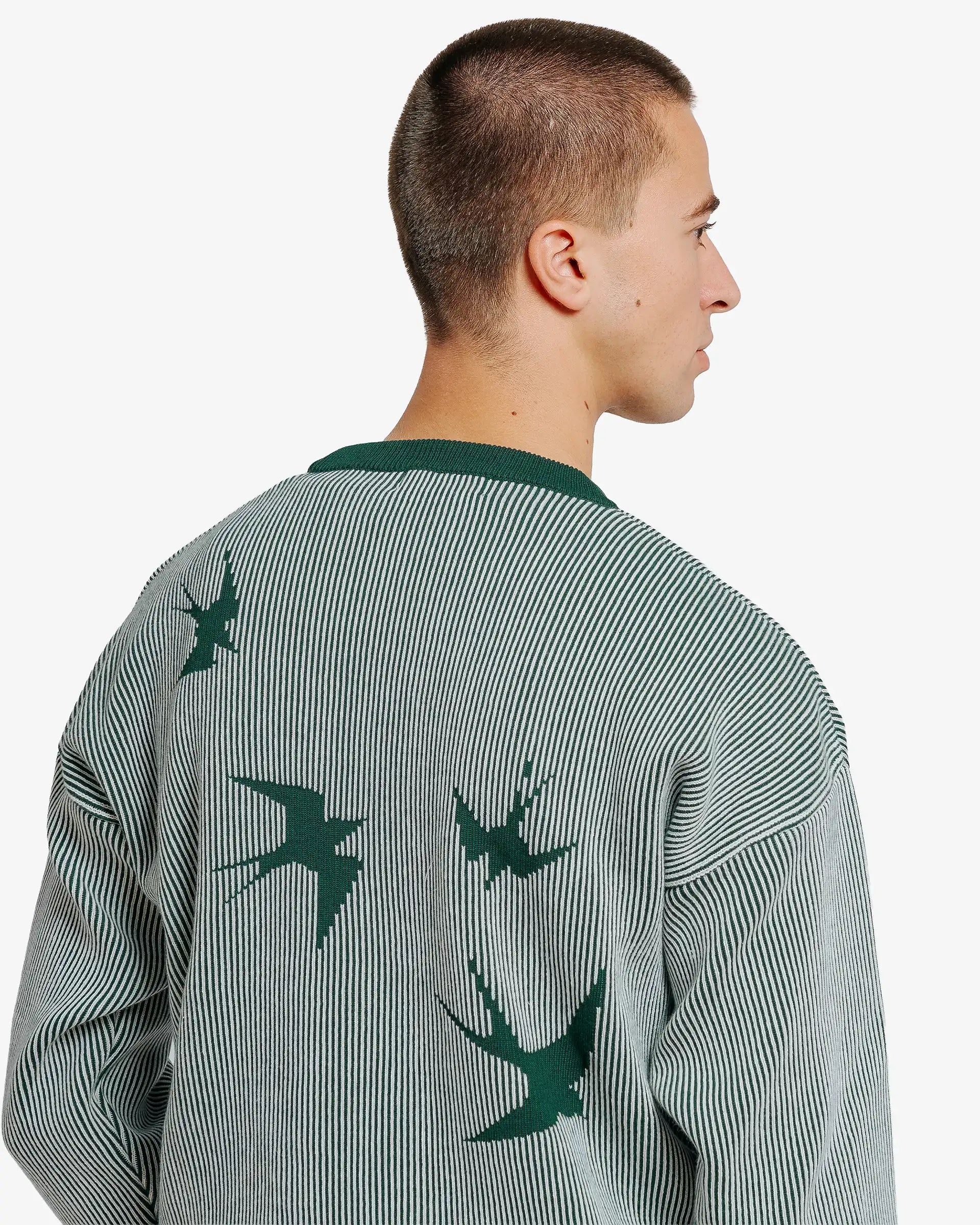 Lisa Double Invert Knit Crewneck