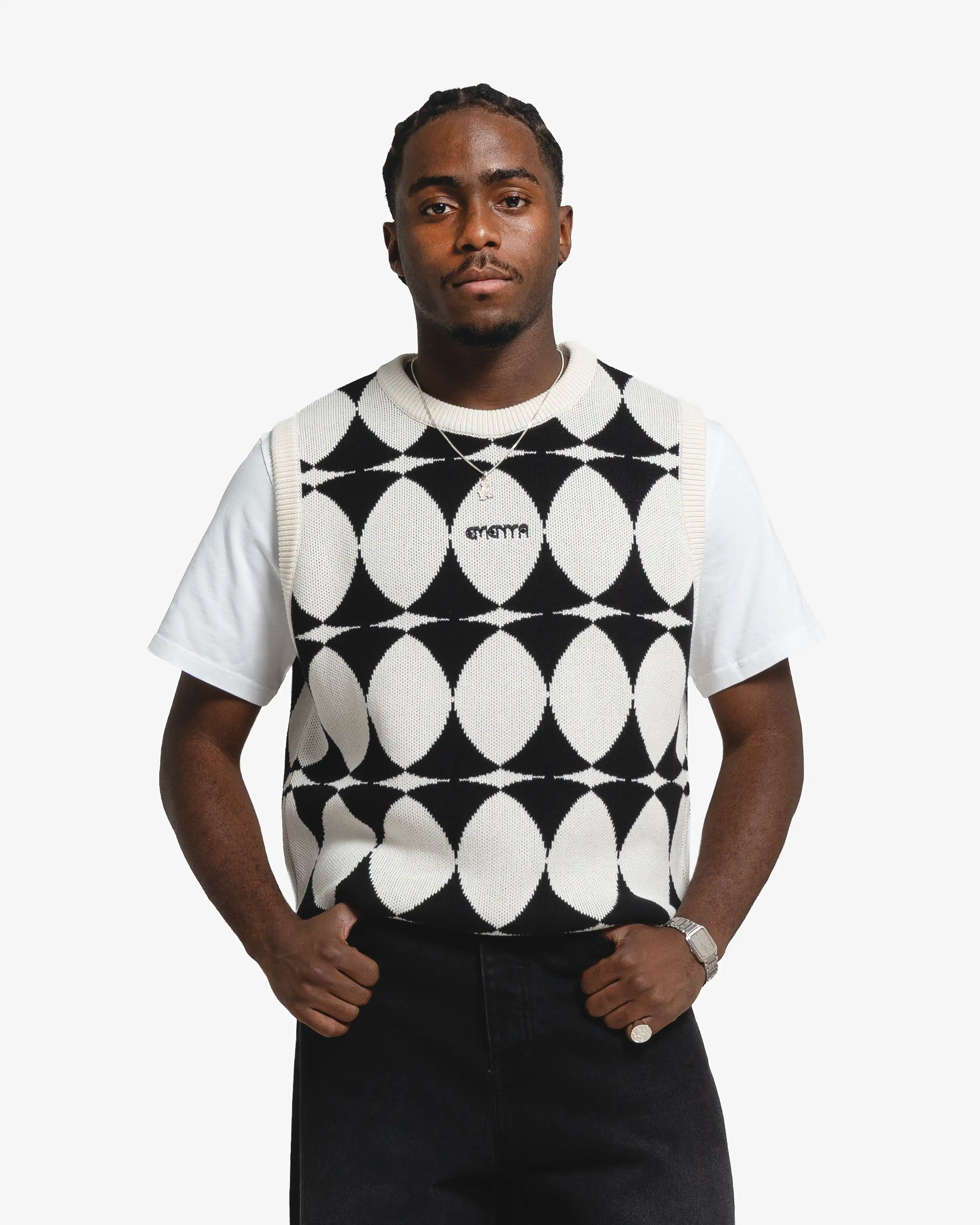 Dots Knit Vest