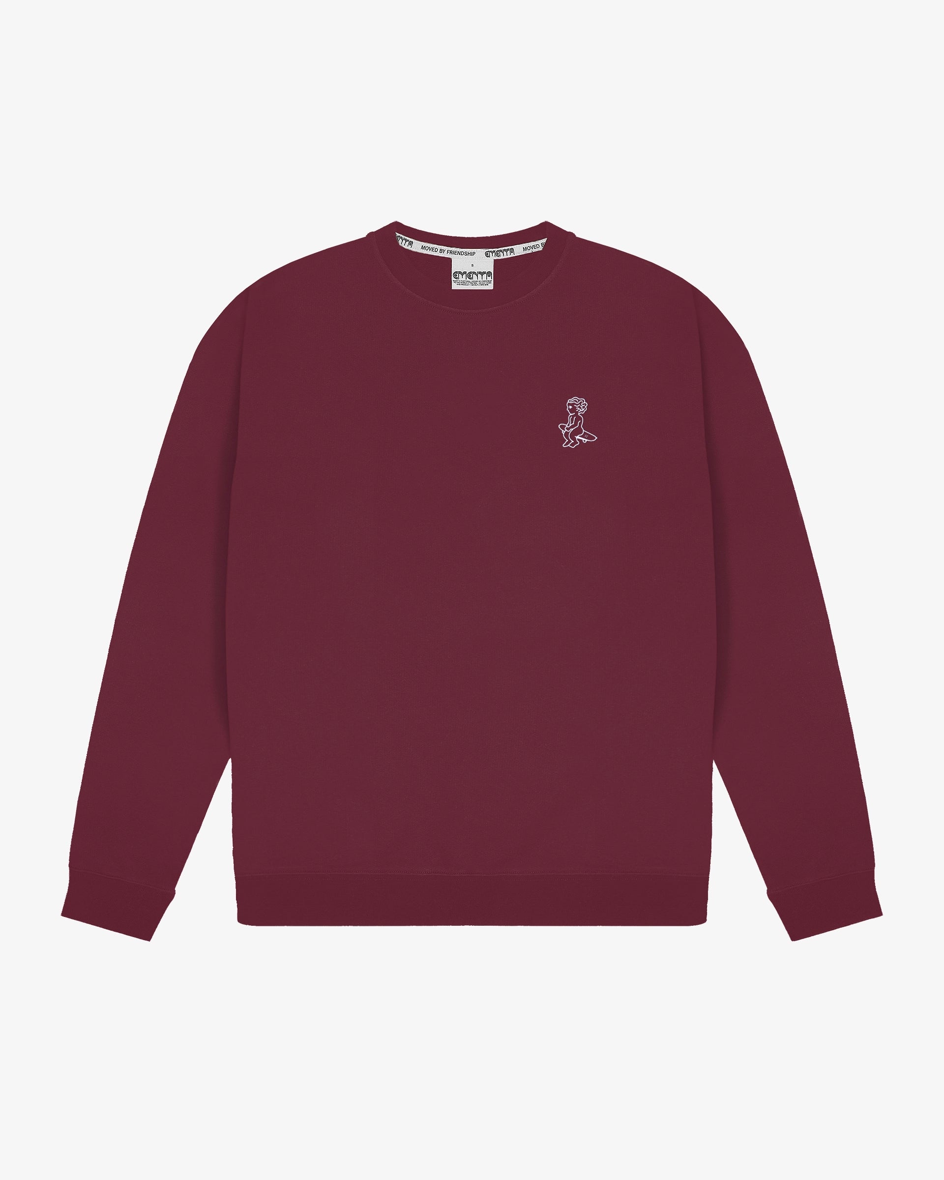 Sweatshirt crewneck
Regular fit
100% heavy cotton
Embroidered Ikon logo on chest
Burgundy color
Made in Portugal
Unisex