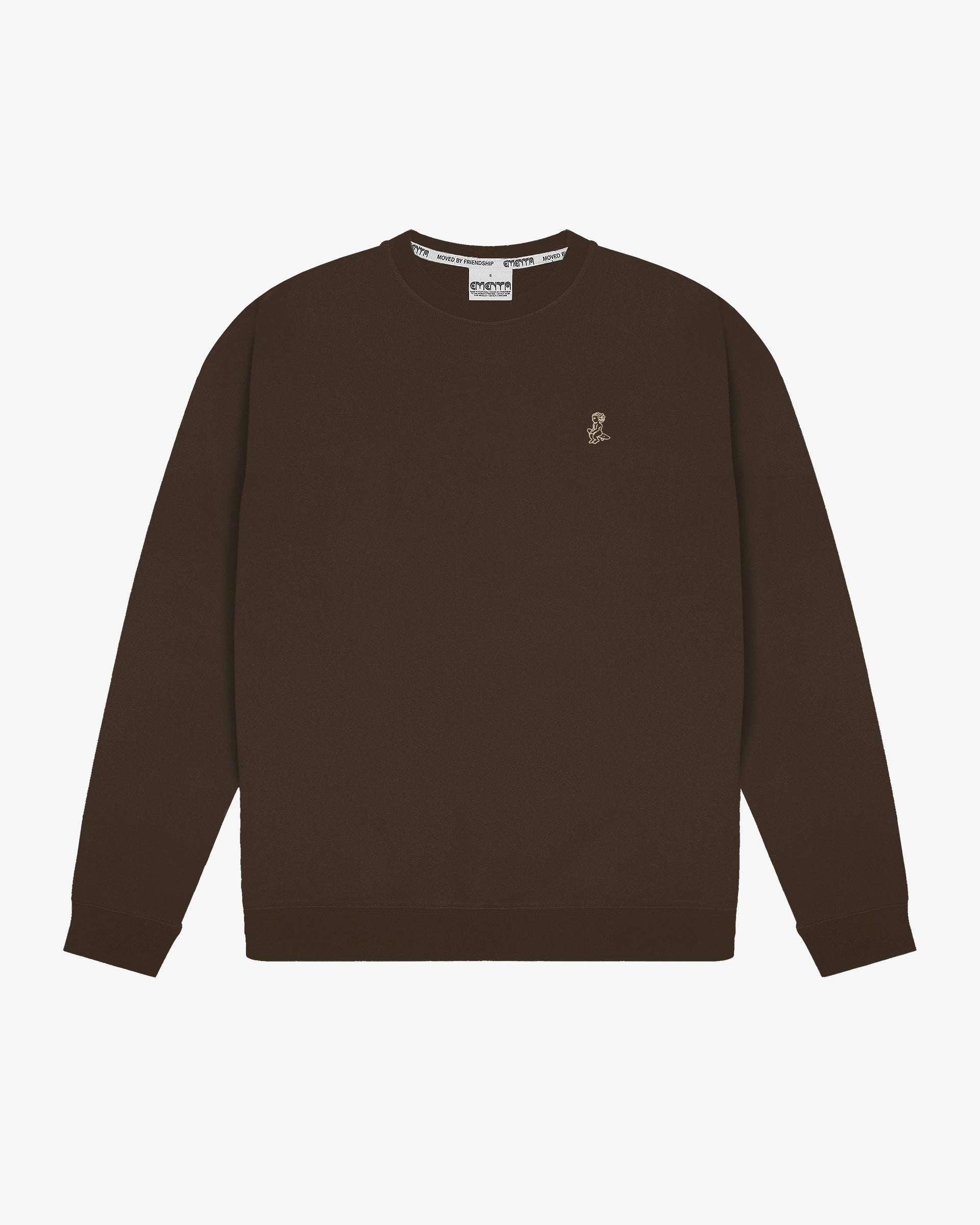 Sweatshirt crewneck
Regular fit
Embroidered Ikon logo on chest
Chocolate butter color
Made in Portugal
