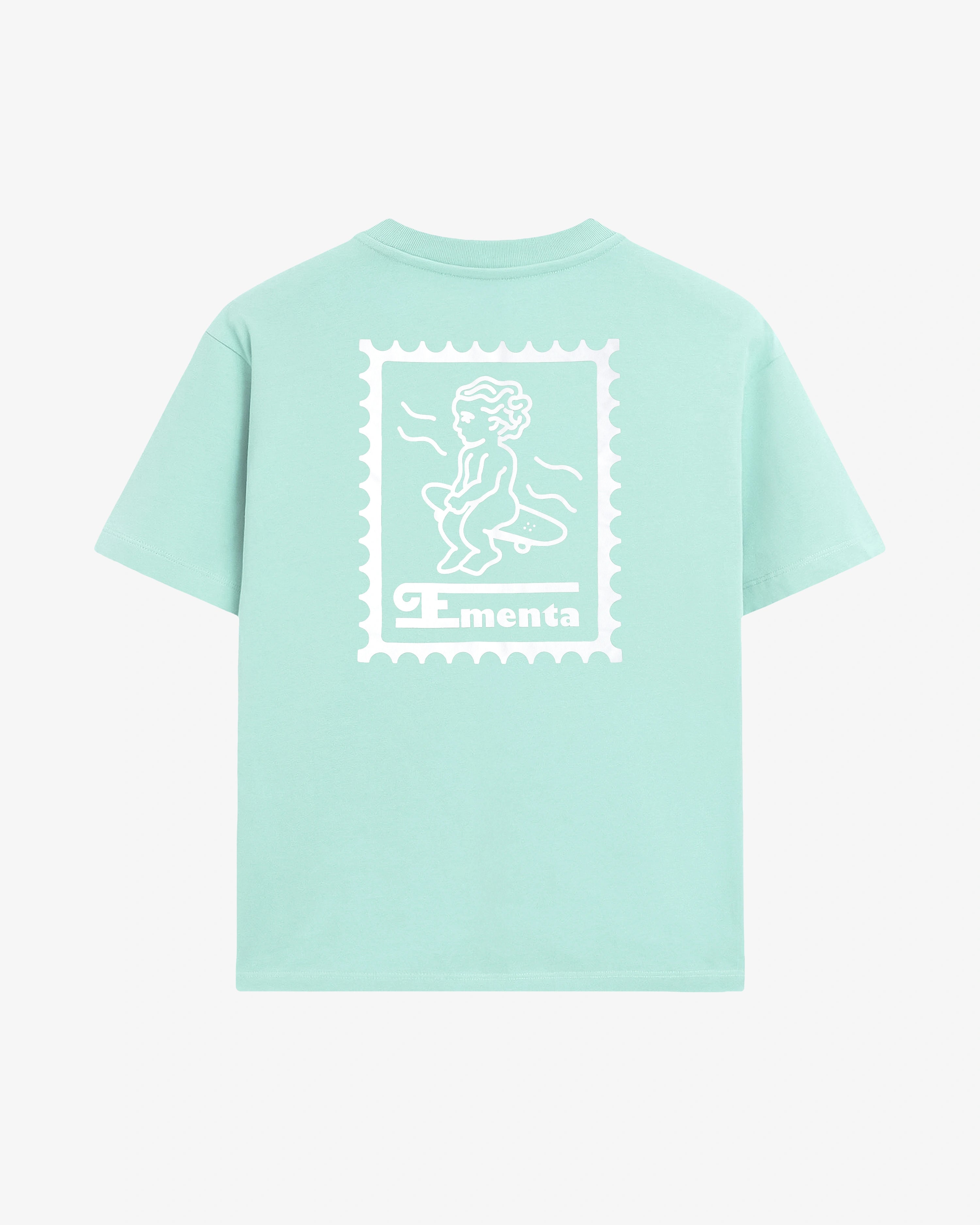 Mid-weight 100% cotton t-shirt (220 gsm)
Small front logo and bold back Ikon Stamp graphic
Ribbed crewneck for structure and comfort
Soft hand-feel with durable construction
Mint colorway
Built for everyday wear
Unisex fit
Made in Portugal