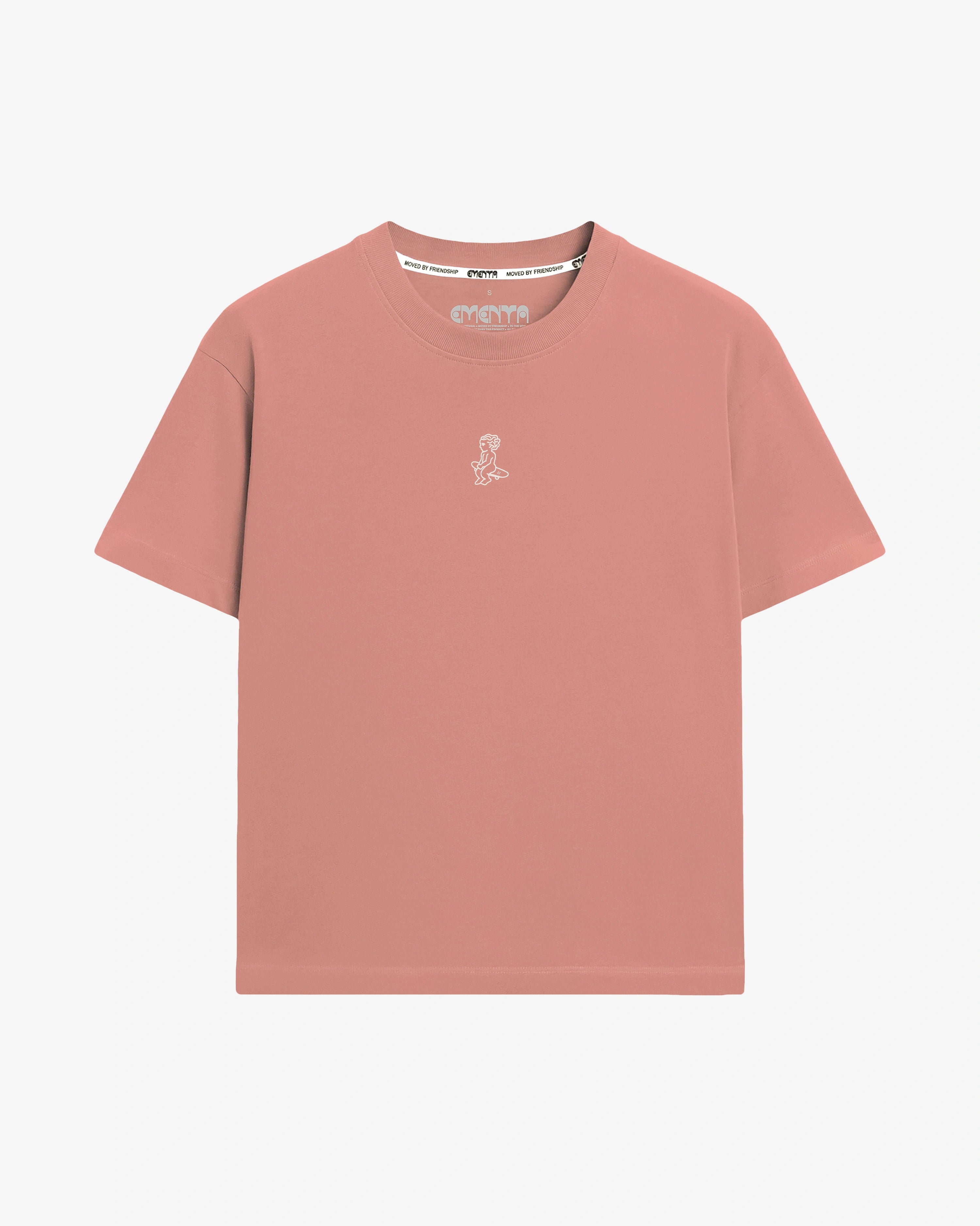 Mid-weight 100% cotton t-shirt (220 gsm)
Small front logo and bold back Ikon Stamp graphic
Ribbed crewneck for structure and comfort
Soft hand-feel with durable construction
Rosewood color with white colored details
Built for everyday wear
Unisex fit
Made in Portugal