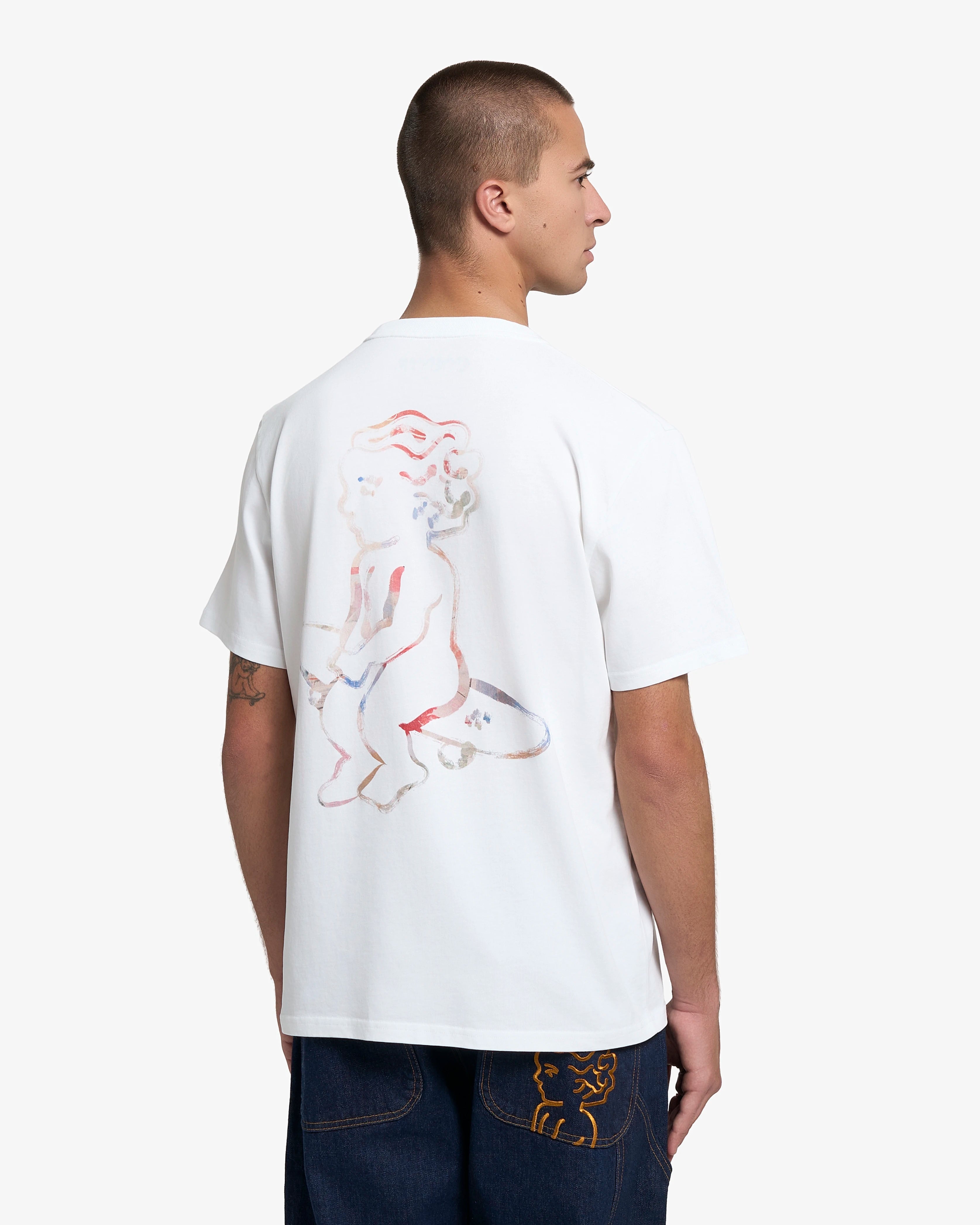100% cotton, 240 g/m²
White color
Soft yet structured heavyweight feel
Artwork is digitally designed in-house by our artists to ensure unique detail and precision
EMENTA dots logo on the front
Pre-shrunk to maintain size and shape after washing
Reinforced collar and double-stitched hems for lasting wear
Machine wash at 30°C, tumble dry low, iron inside out
Unisex fit
Made in Portugal
