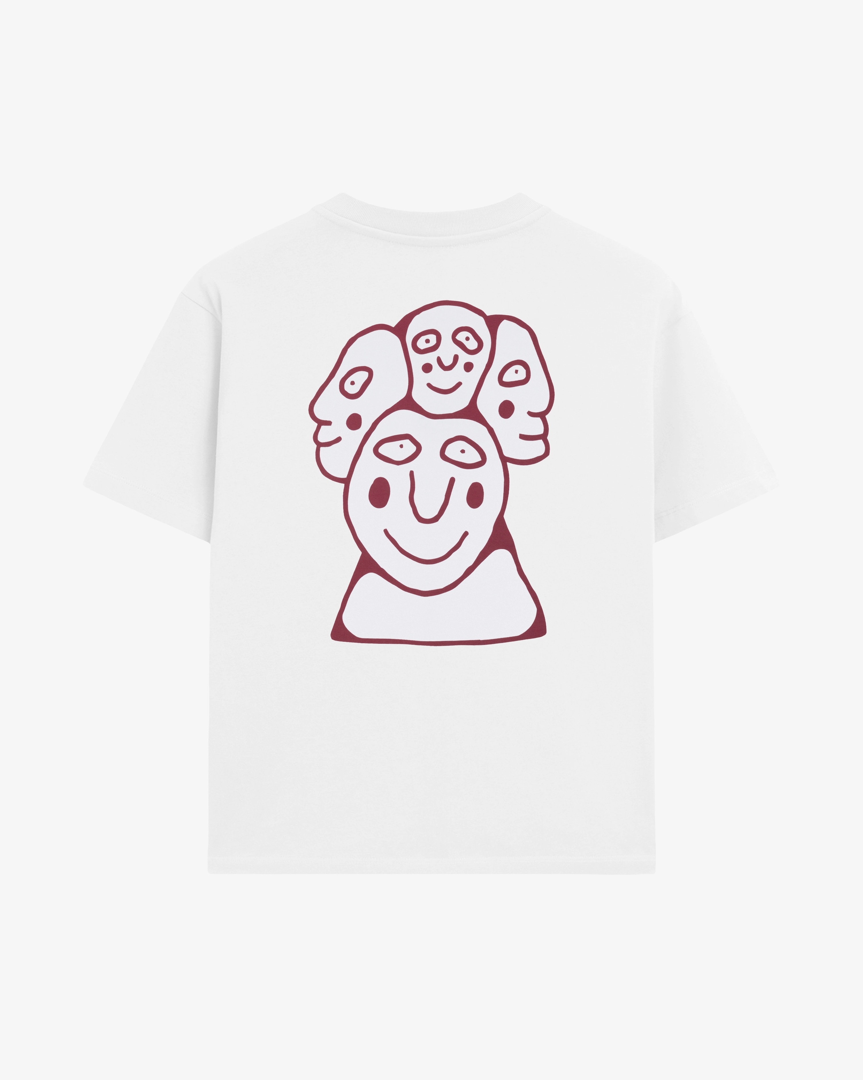 100% cotton, 240 g/m²
Soft yet structured heavyweight feel
White color with burgundy "Loyalty" print on the back
Pre-shrunk to maintain size and shape after washing
Reinforced collar and double-stitched hems for lasting wear
Machine wash at 30°C, tumble dry low, iron inside out
Unisex fit
Made in Portugal