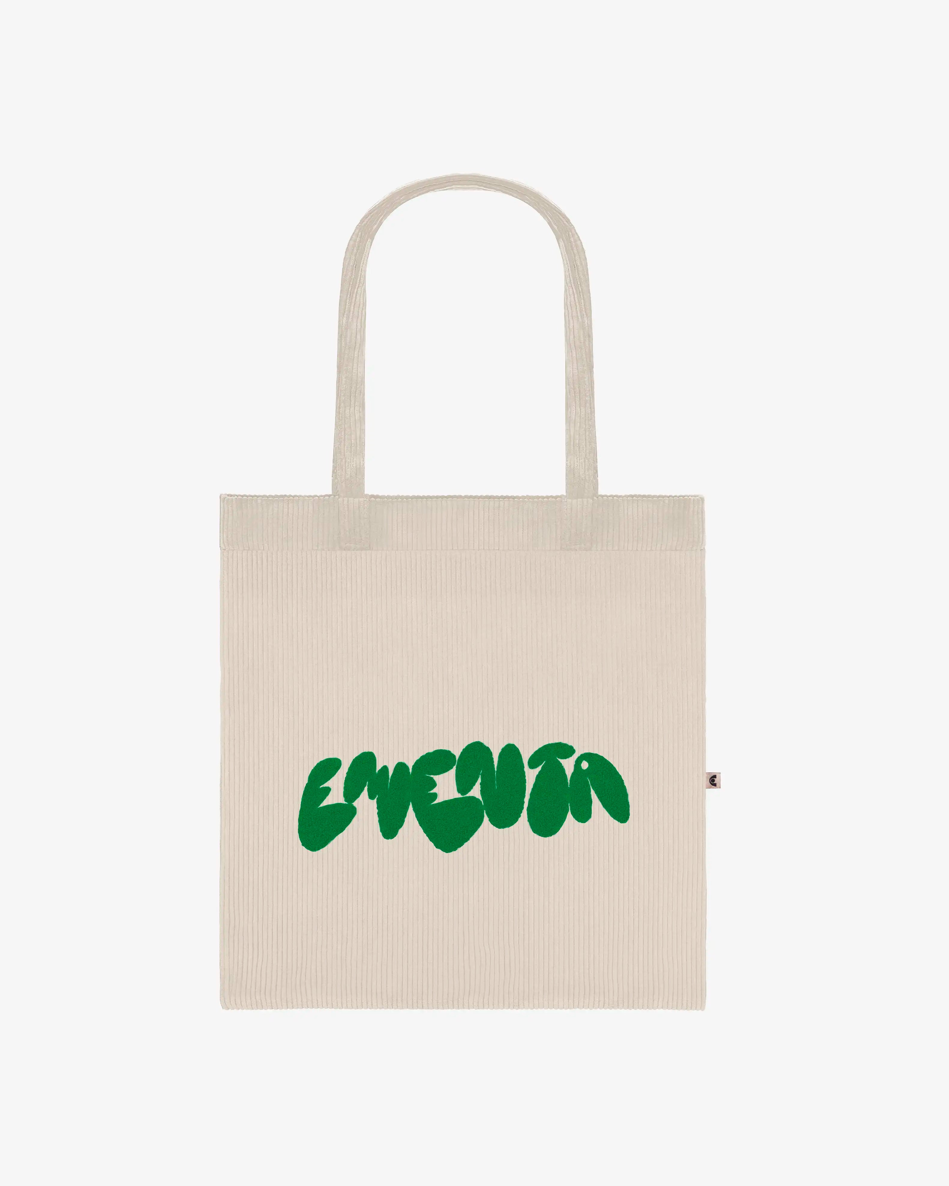 Graffiti Corduroy Tote Bag