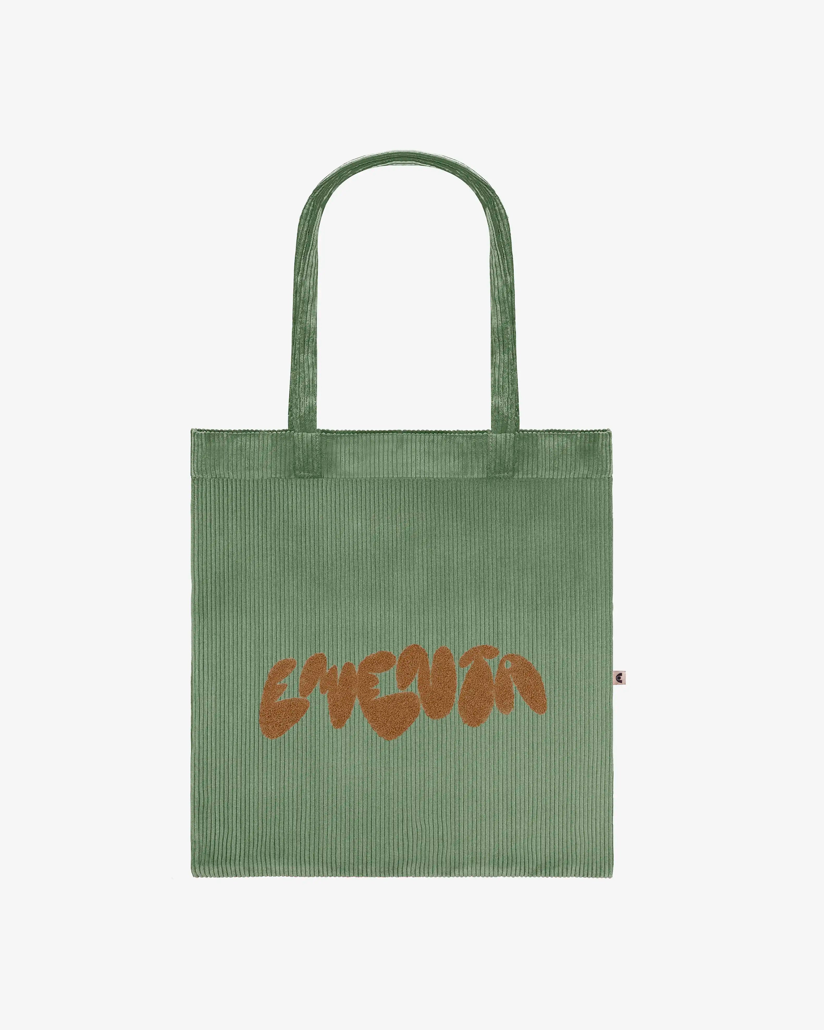 Graffiti Corduroy Tote Bag