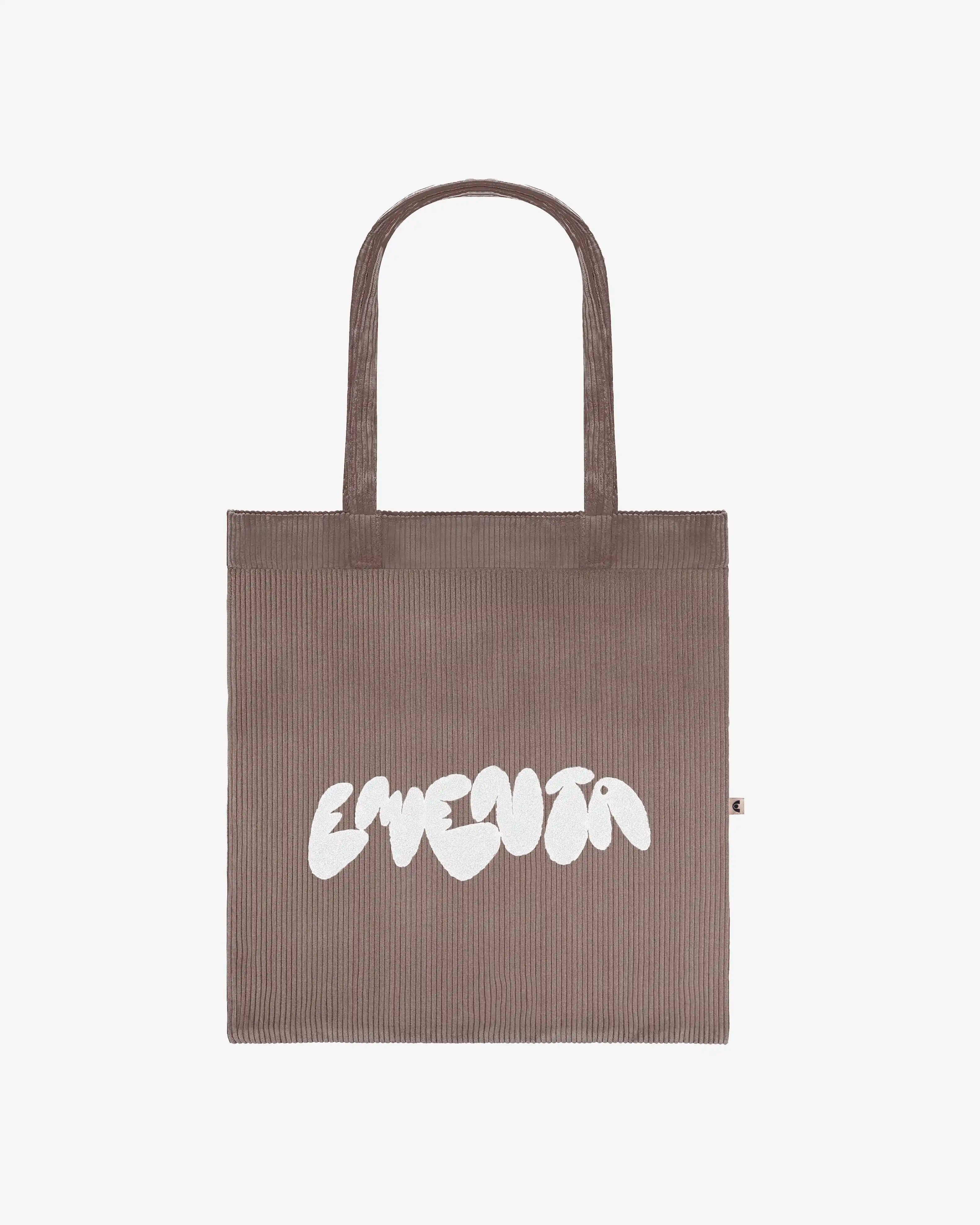 Graffiti Corduroy Tote Bag
