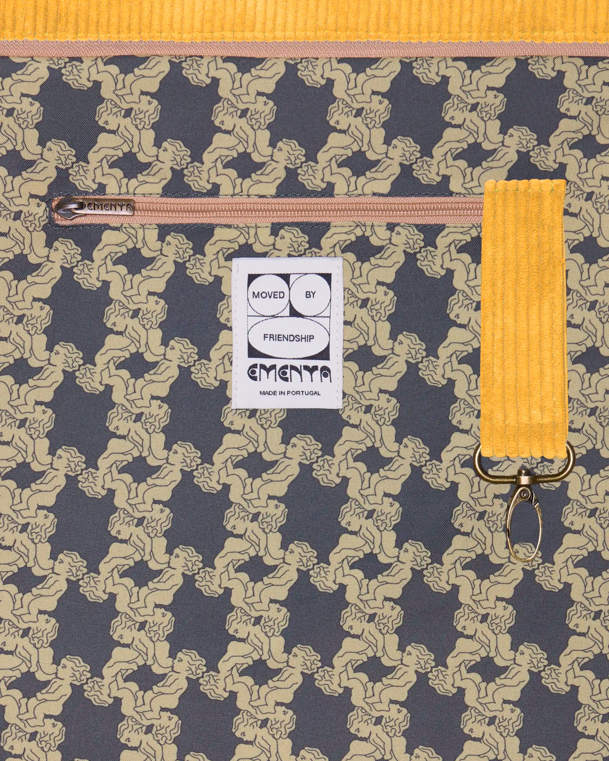 C'mon Patch Corduroy Tote Bag