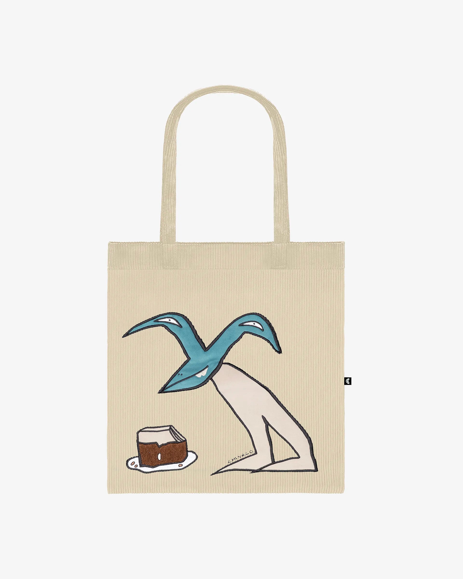 Cake Corduroy Tote Bag