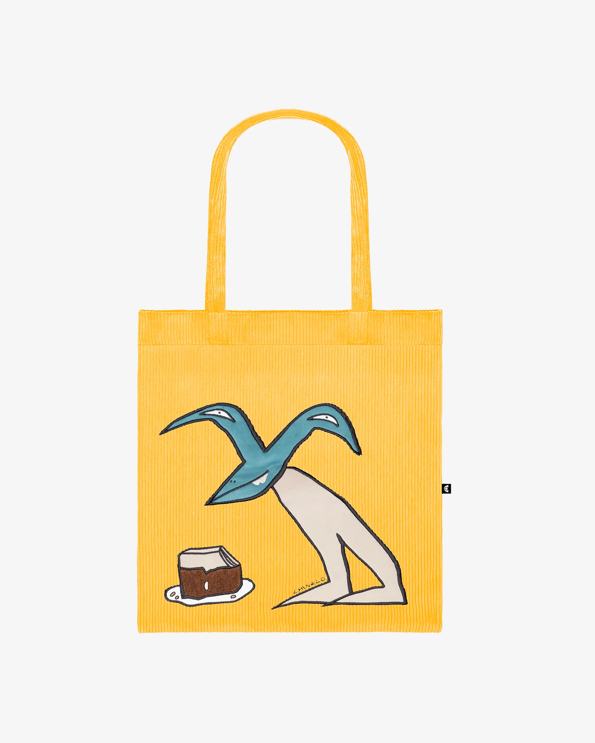 Cake Corduroy Tote Bag