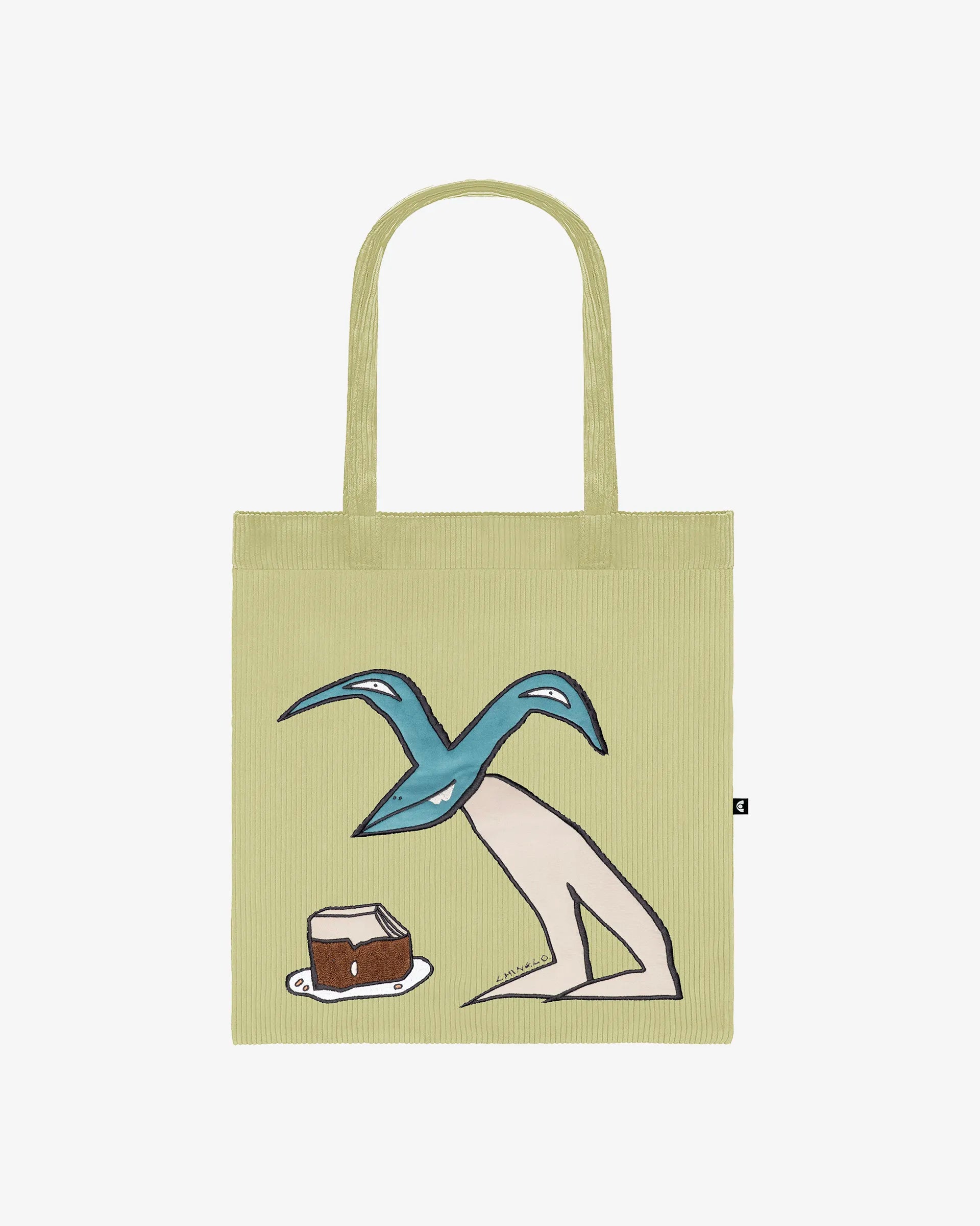 Cake Corduroy Tote Bag