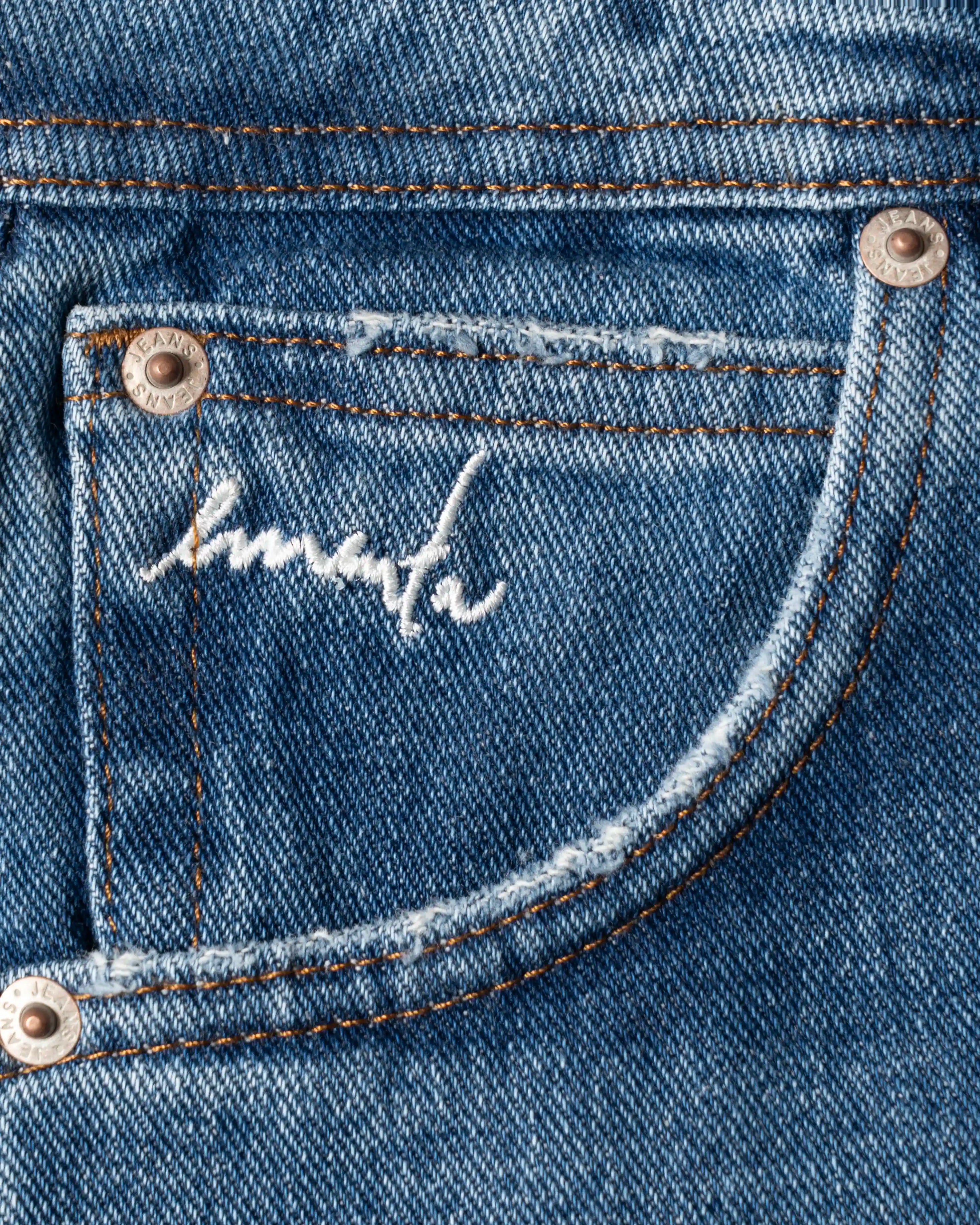 Loofa Ikon Flower Jeans