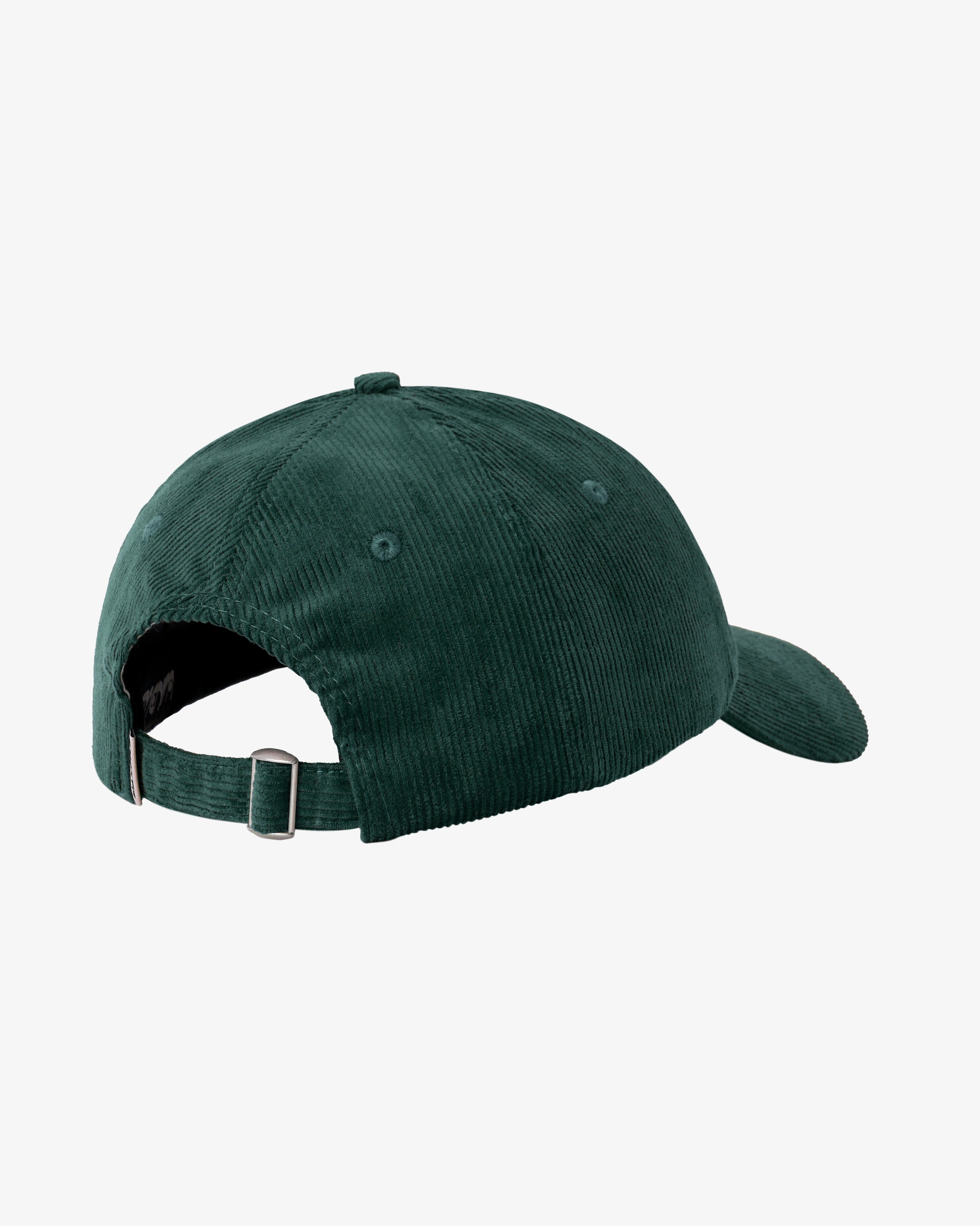Everyday cap designed for regular use
Cotton corduroy fabric with a ribbed texture
Six-panel cap construction with a curved brim
Ikon logo embroidered on the front
Green base colour
Adjustable strap with metal buckle at the back
Made in Portugal