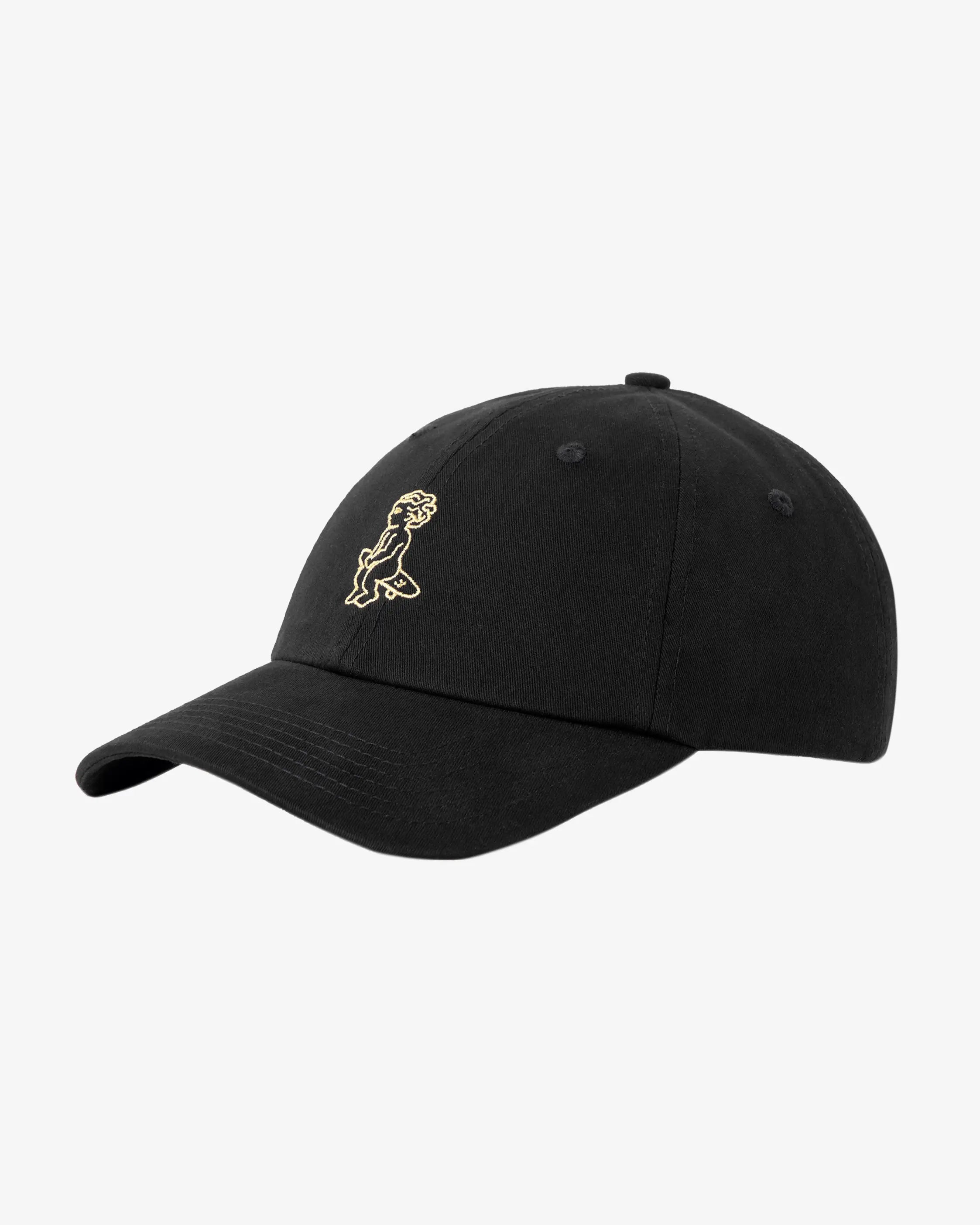 Everyday cap designed for regular use
Cotton twill fabric with a soft and durable hand feel
Six-panel cap construction with a curved brim
Ikon logo embroidered on the front
Black base colour
Adjustable strap with metal buckle at the back
Made in Portugal