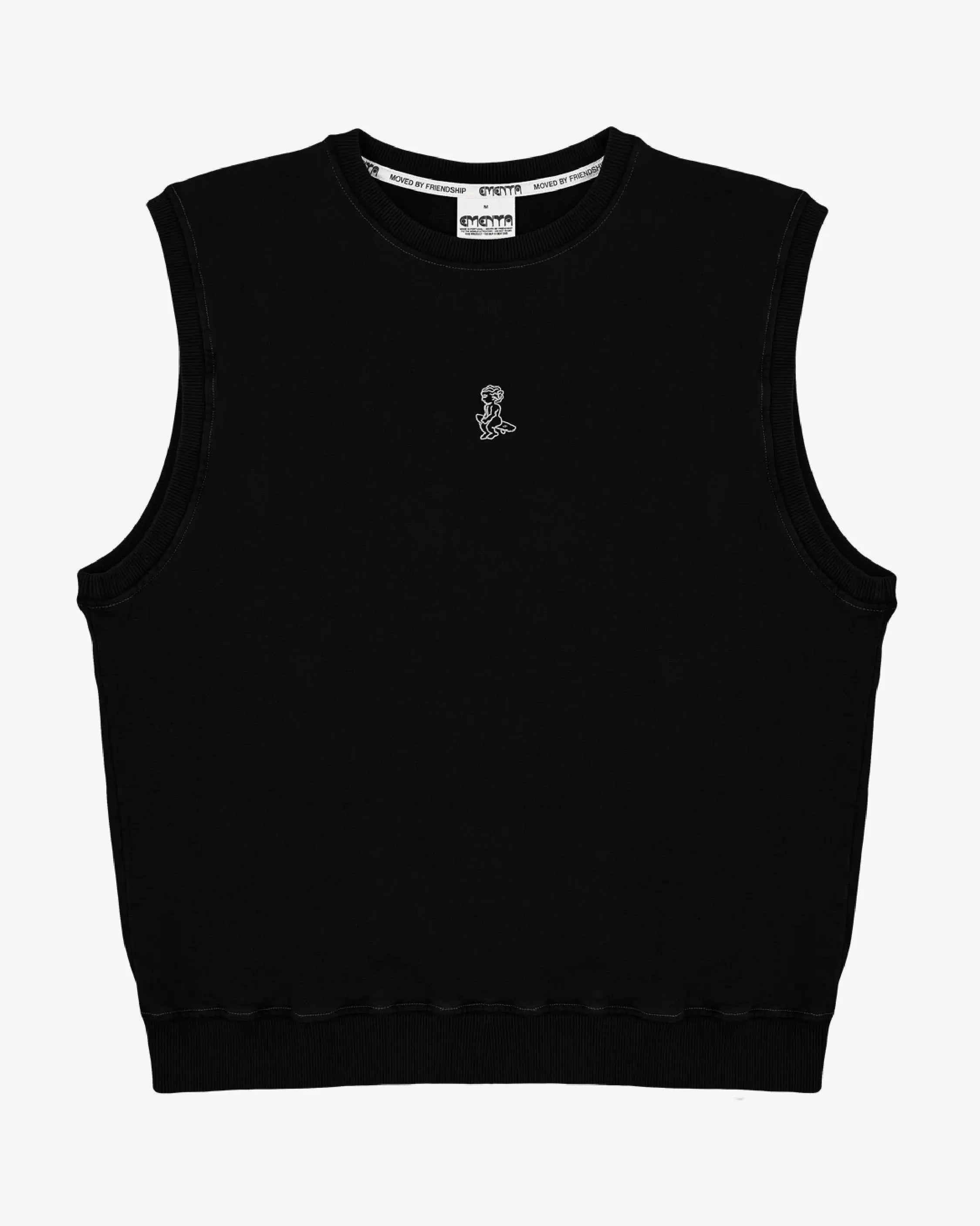 100% cotton
Black colour
Soft fabric construction
Relaxed, loose fit for ease of movement
Subtle chest embroidery for a minimalist touch
Made in Portugal
Unisex design