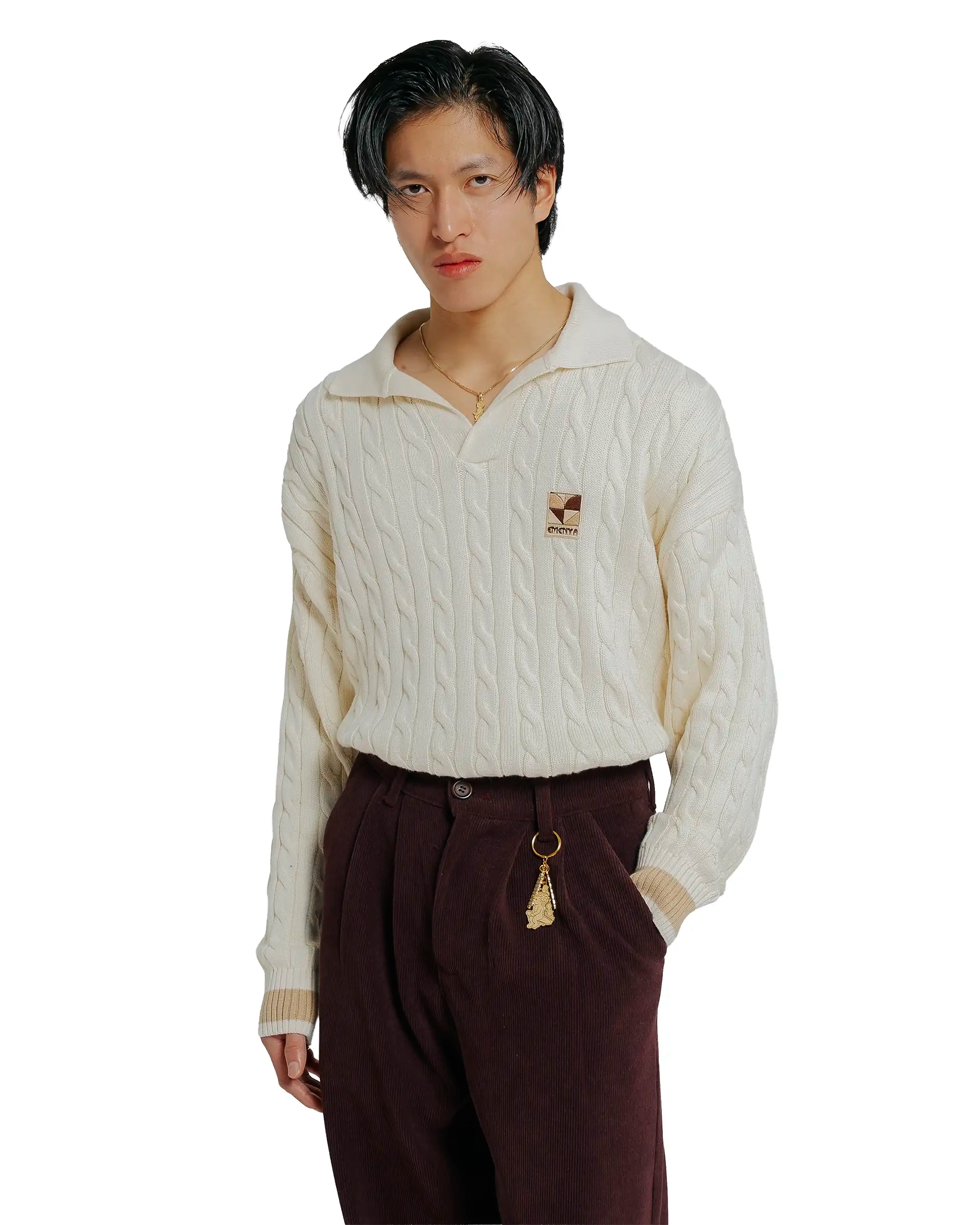 Heart Knit Polo