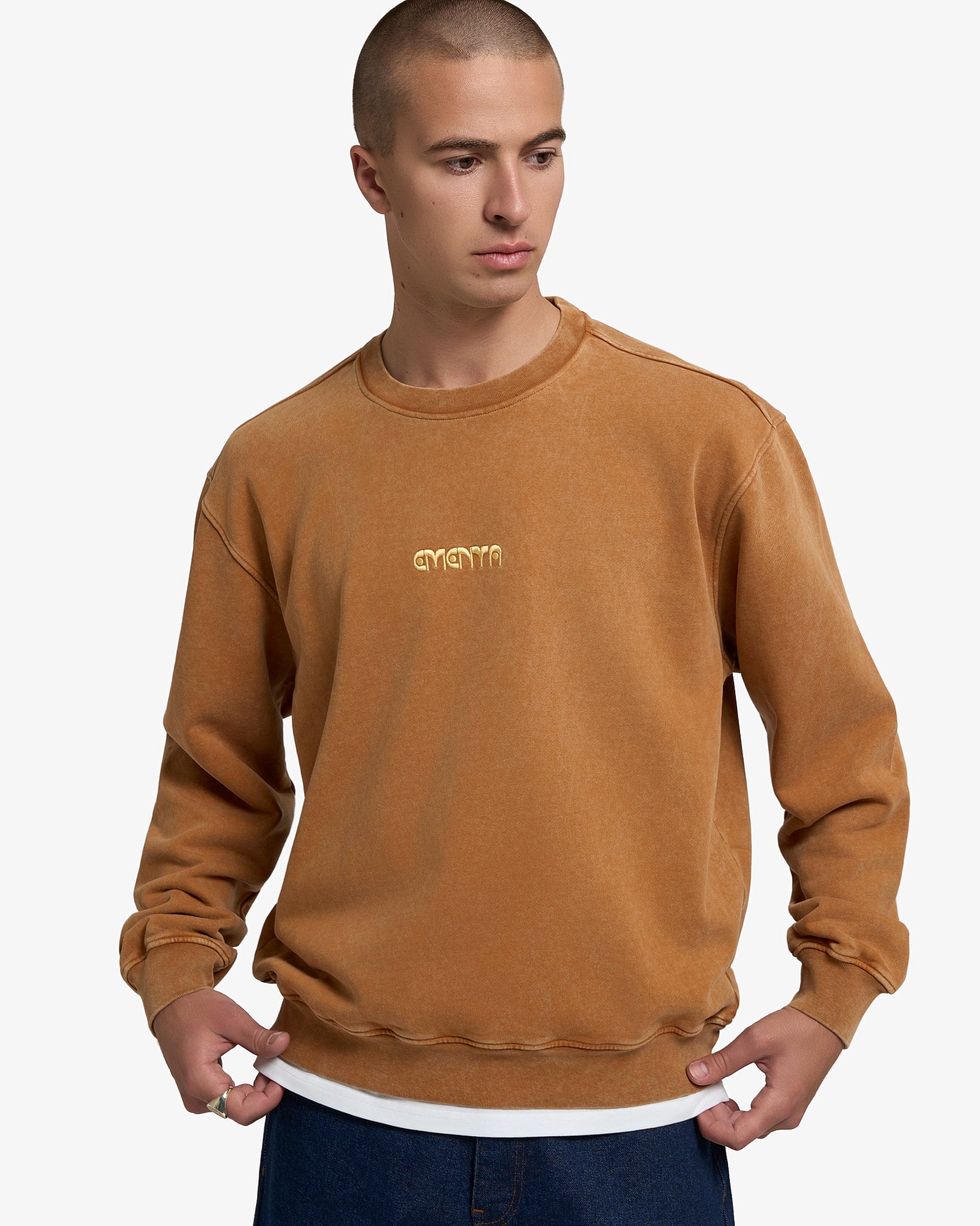 First Word Washed Crewneck