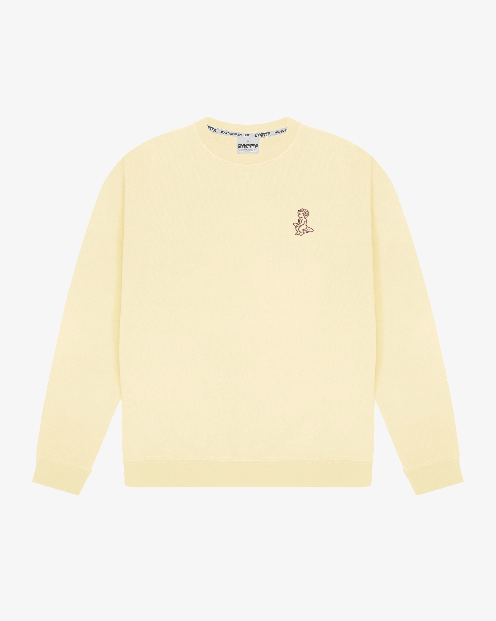 Sweatshirt crewneck
Regular fit
100% heavy cotton (480 gsm)
Embroidered Ikon logo on chest
Off-white color
Made in Portugal
Unisex