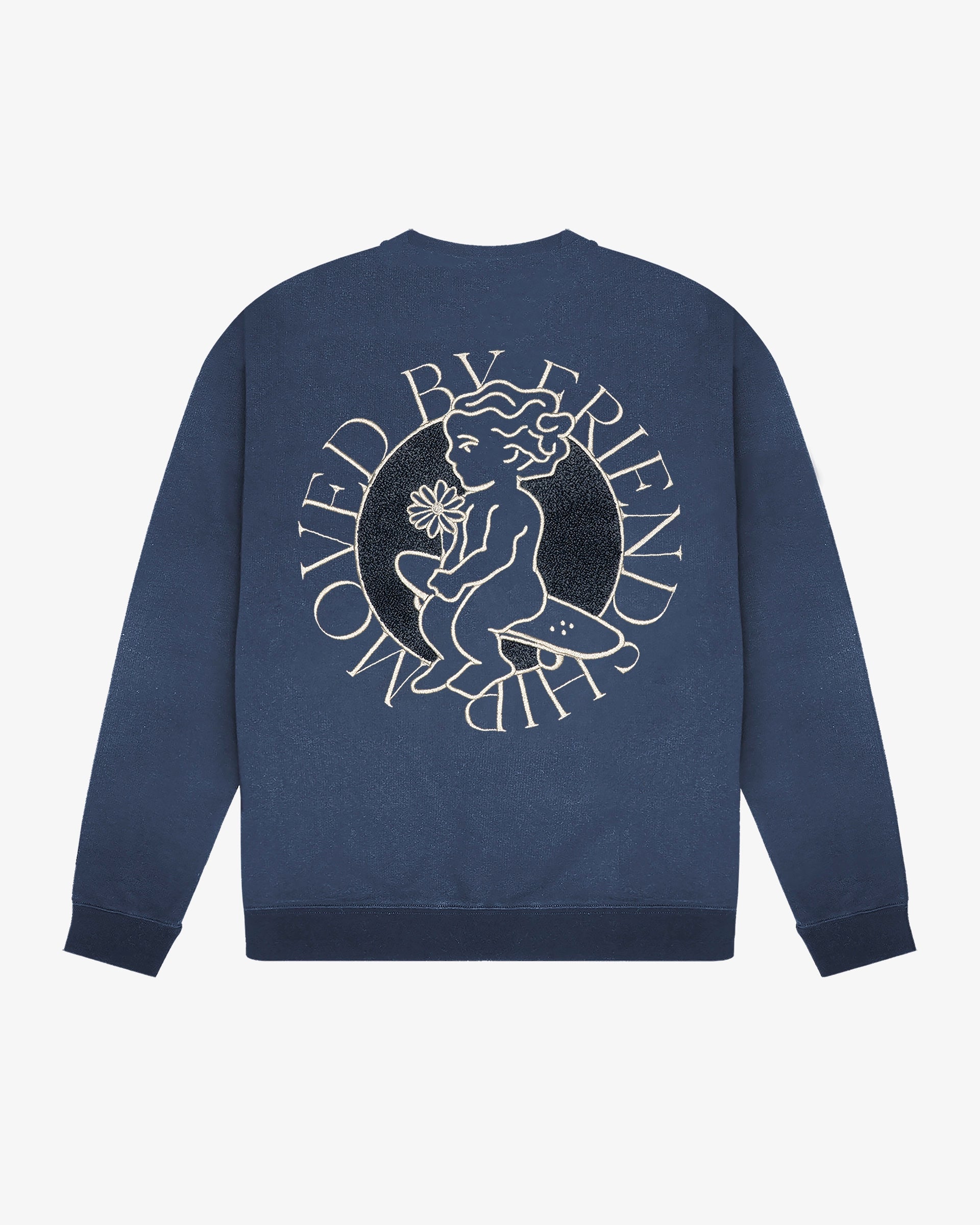 100% cotton fleece with a washed surface creating a faded, textured appearance
Baggy fit with extra width through the body and sleeves
Embroidered Ikon flower motif on the chest
Larger embroidered Ikon flower with “Moved by Friendship” text on the back
Pre-washed and pre-shrunk to reduce post-wash size change
Made in Portugal from soft, breathable cotton
Machine wash cold
Tumble dry low or air dry