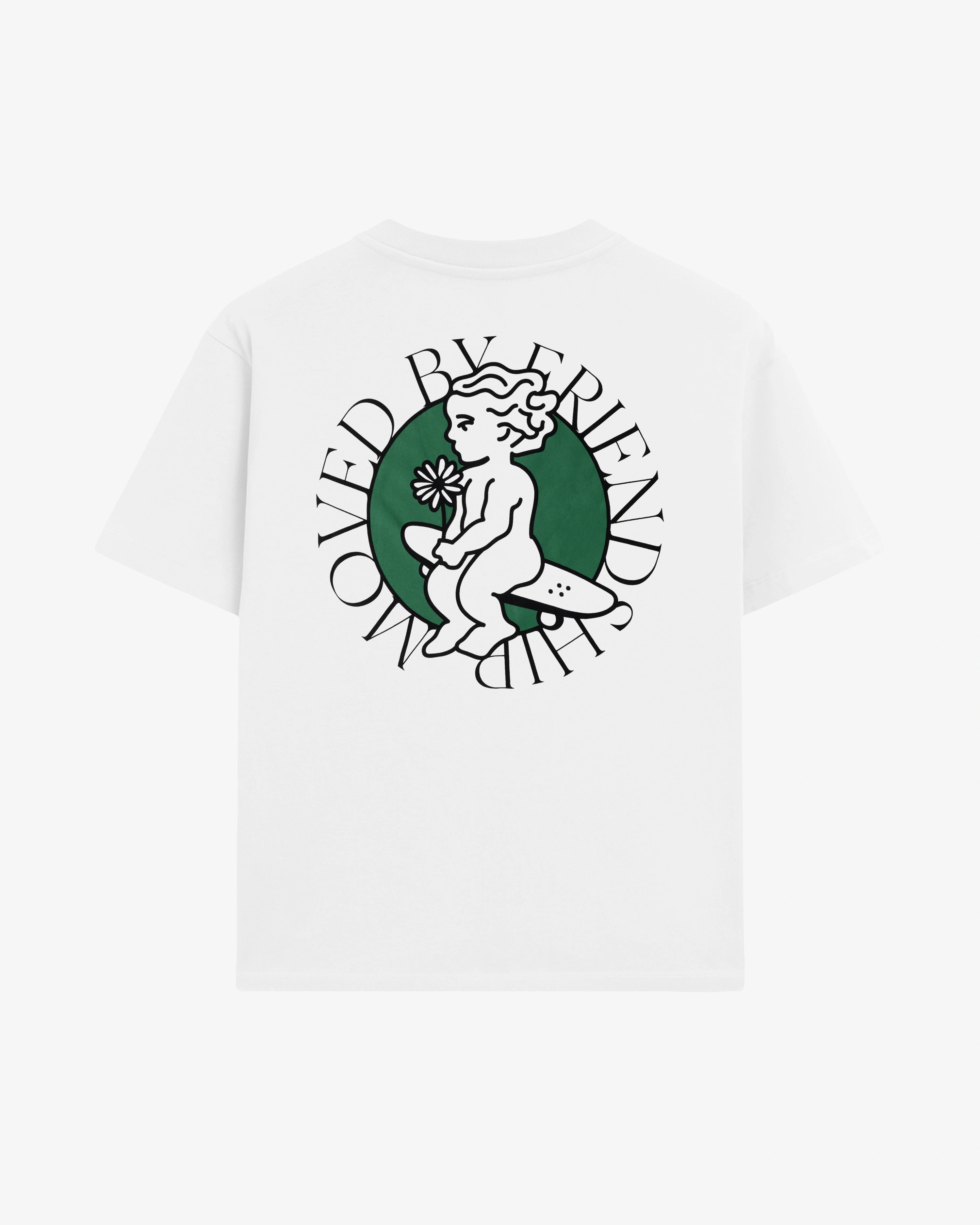 100% Cotton

Regular fit
Built for durability
Ikon Flower design print

'Moved By Friendship' motto on the back
Heavyweight 240gsm fabric
Unisex
Made in Portugal