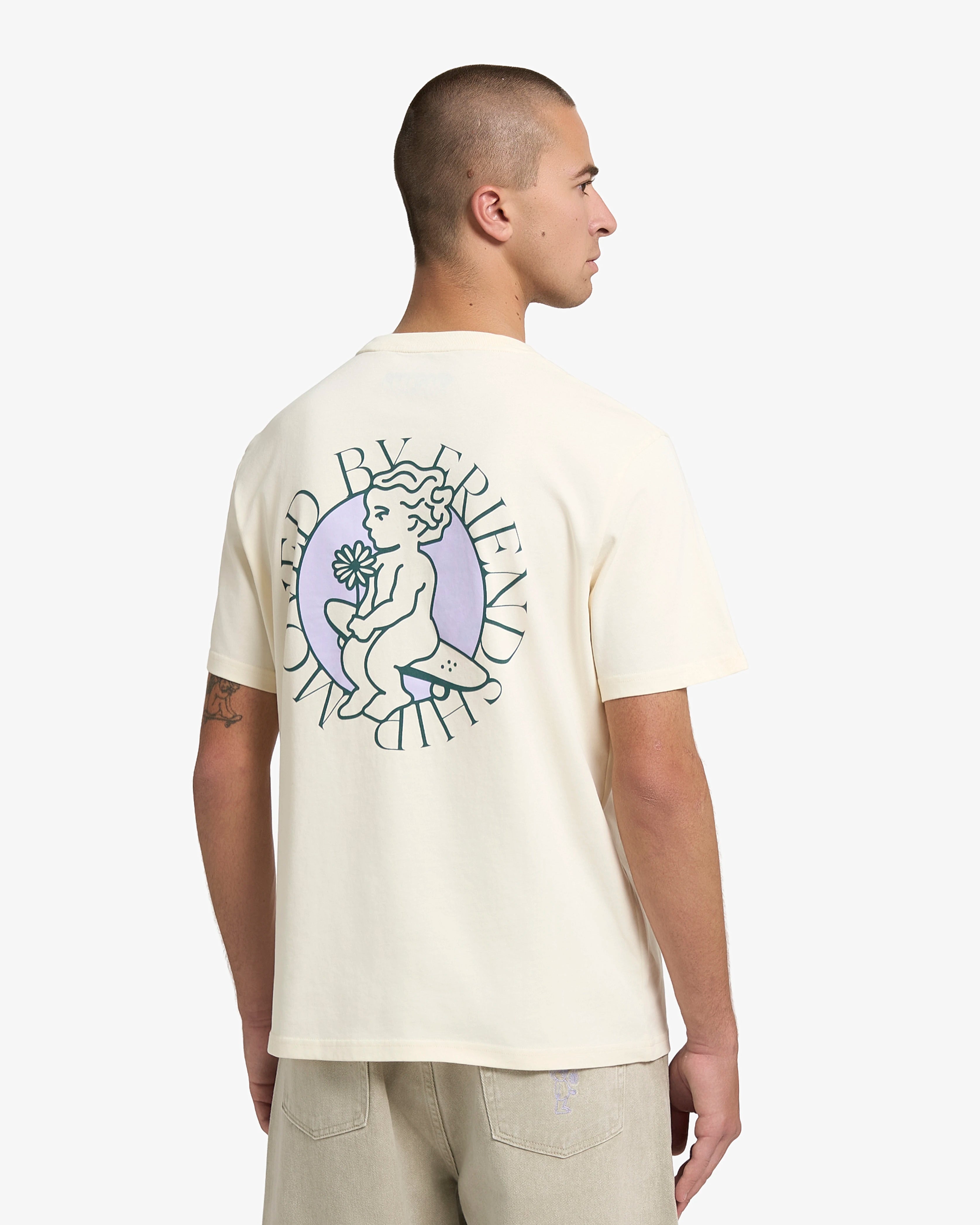 100% Cotton

Regular fit
Built for durability
Ikon Flower design print

'Moved By Friendship' motto on the back
Heavyweight 240gsm fabric
Unisex
Made in Portugal