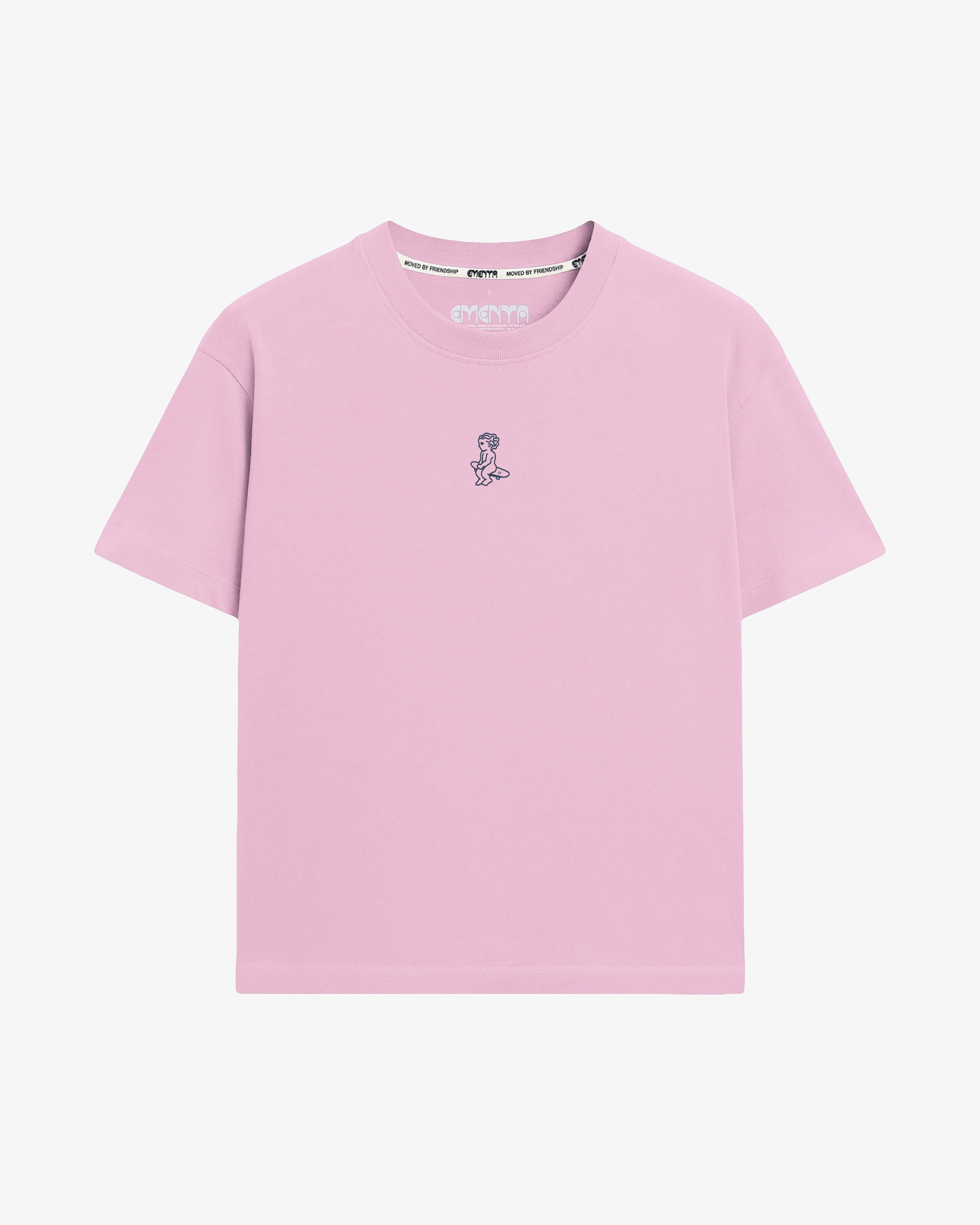 Mid-weight 100% cotton t-shirt (220 gsm)

Small front logo and bold back Ikon Stamp graphic
Ribbed crewneck for structure and comfort
Soft hand-feel with durable construction

Flamingo colorway&nbsp;
Built for everyday wear

Unisex fit&nbsp;
Made in Portugal
