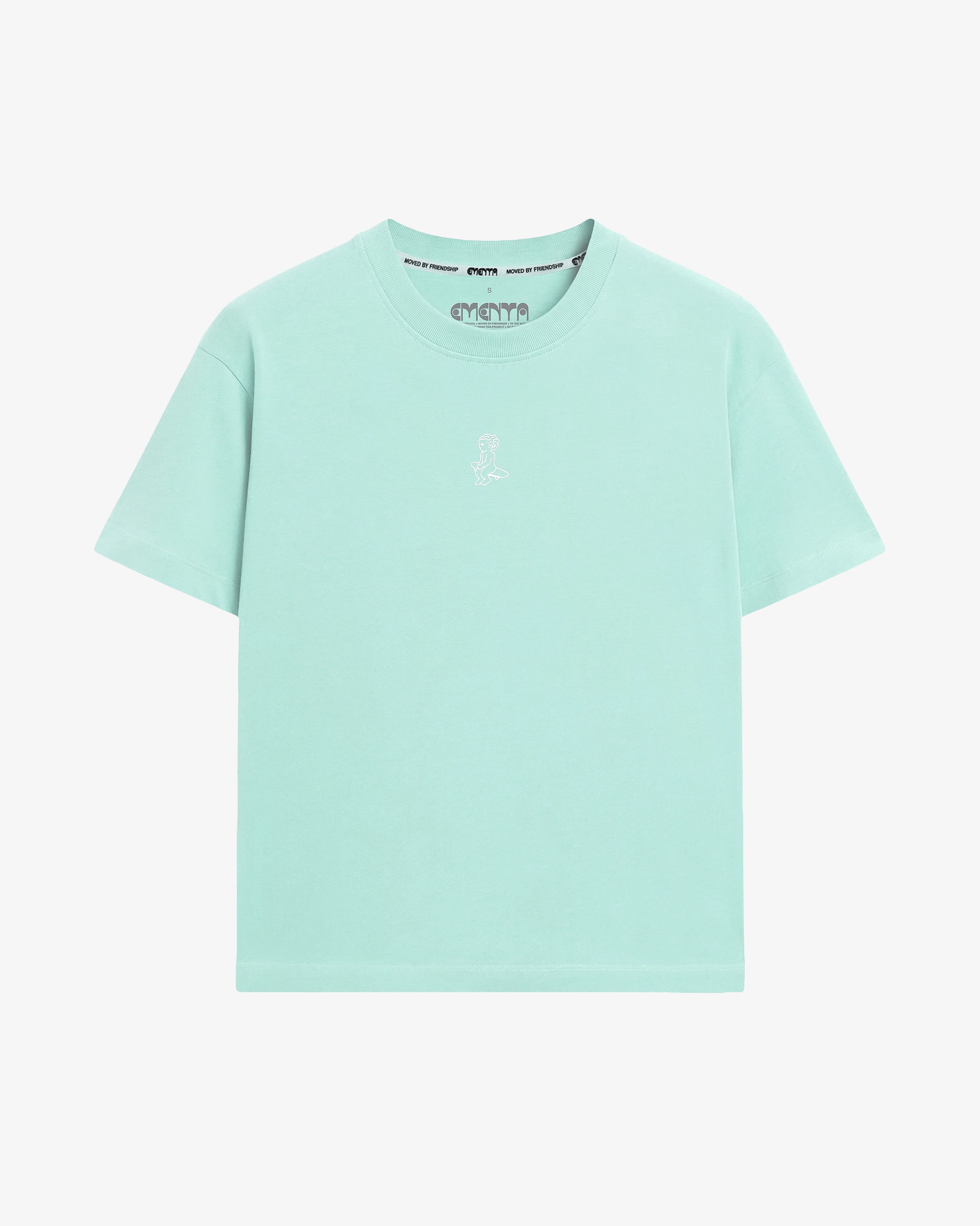 Mid-weight 100% cotton t-shirt (220 gsm)

Small front logo and bold back Ikon Stamp graphic
Ribbed crewneck for structure and comfort
Soft hand-feel with durable construction

Mint colorway&nbsp;
Built for everyday wear

Unisex fit&nbsp;
Made in Portugal