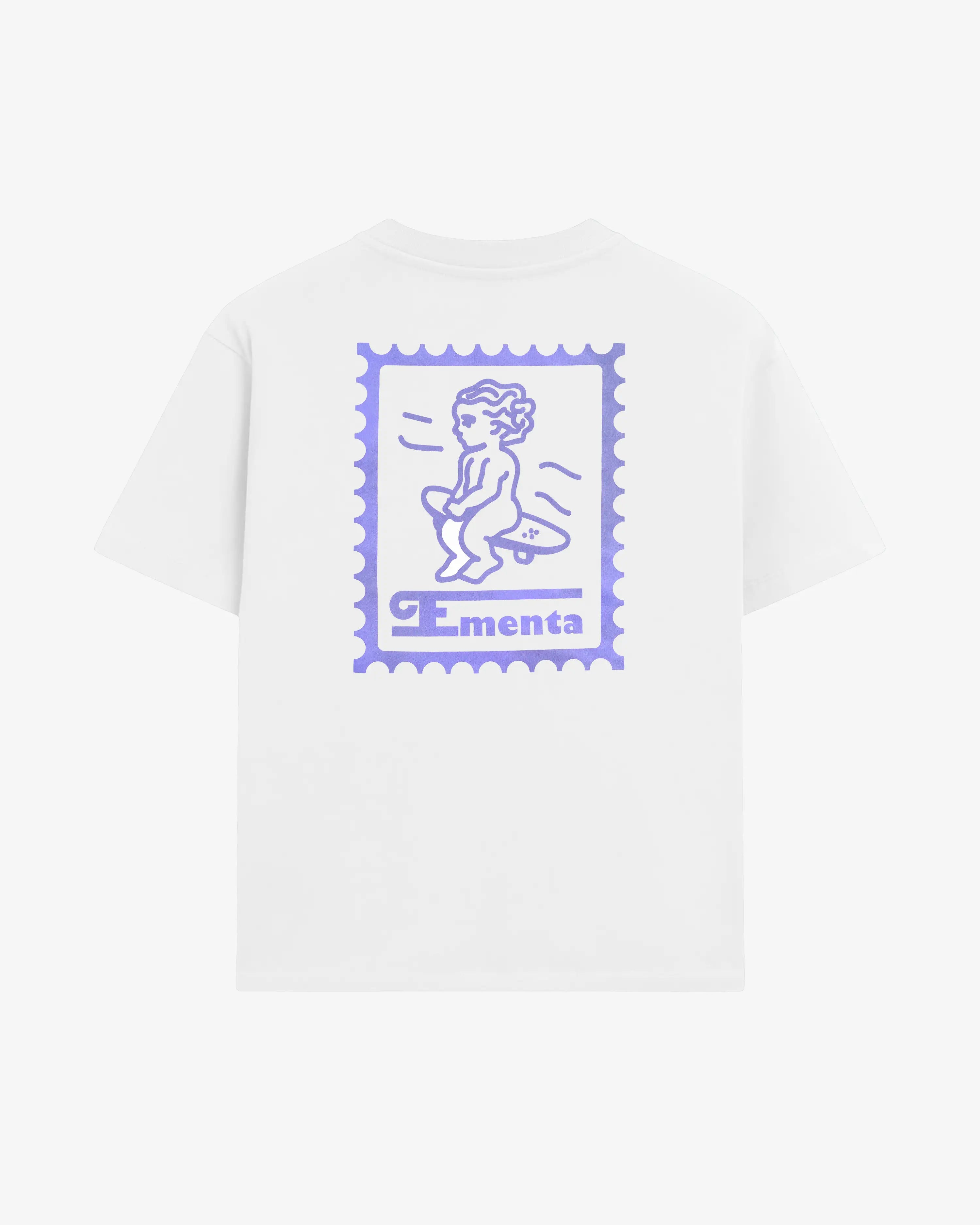 Mid-weight 100% cotton t-shirt (220 gsm)

Small front logo and bold back Ikon Stamp graphic
Ribbed crewneck for structure and comfort
Soft hand-feel with durable construction

White/Lilac colorway&nbsp;
Built for everyday wear

Unisex fit&nbsp;
Made in Portugal