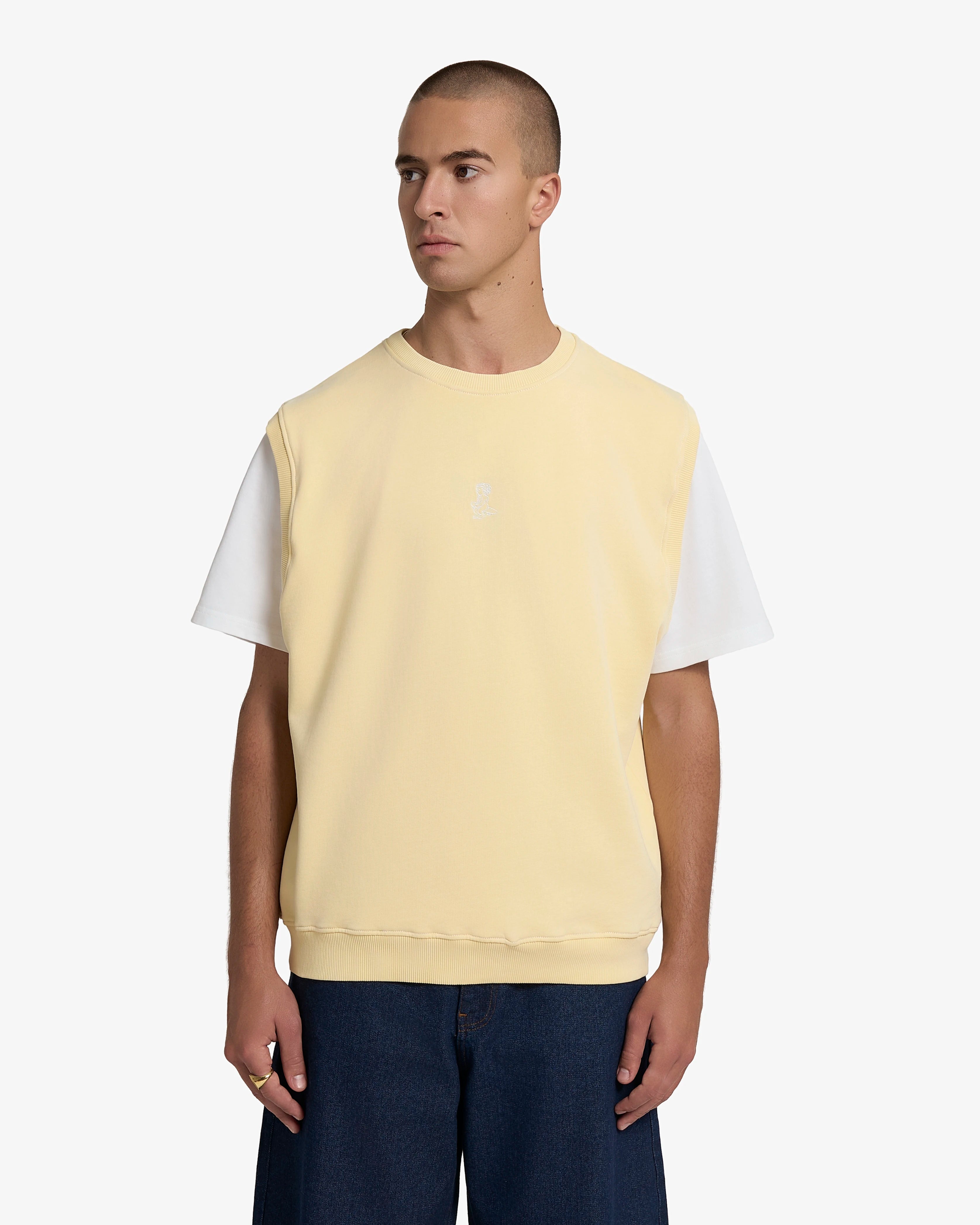 100% cotton
Butter washed colour
Soft fabric construction
Relaxed, loose fit for ease of movement
Subtle chest embroidery for a minimalist touch
Made in Portugal
Unisex design