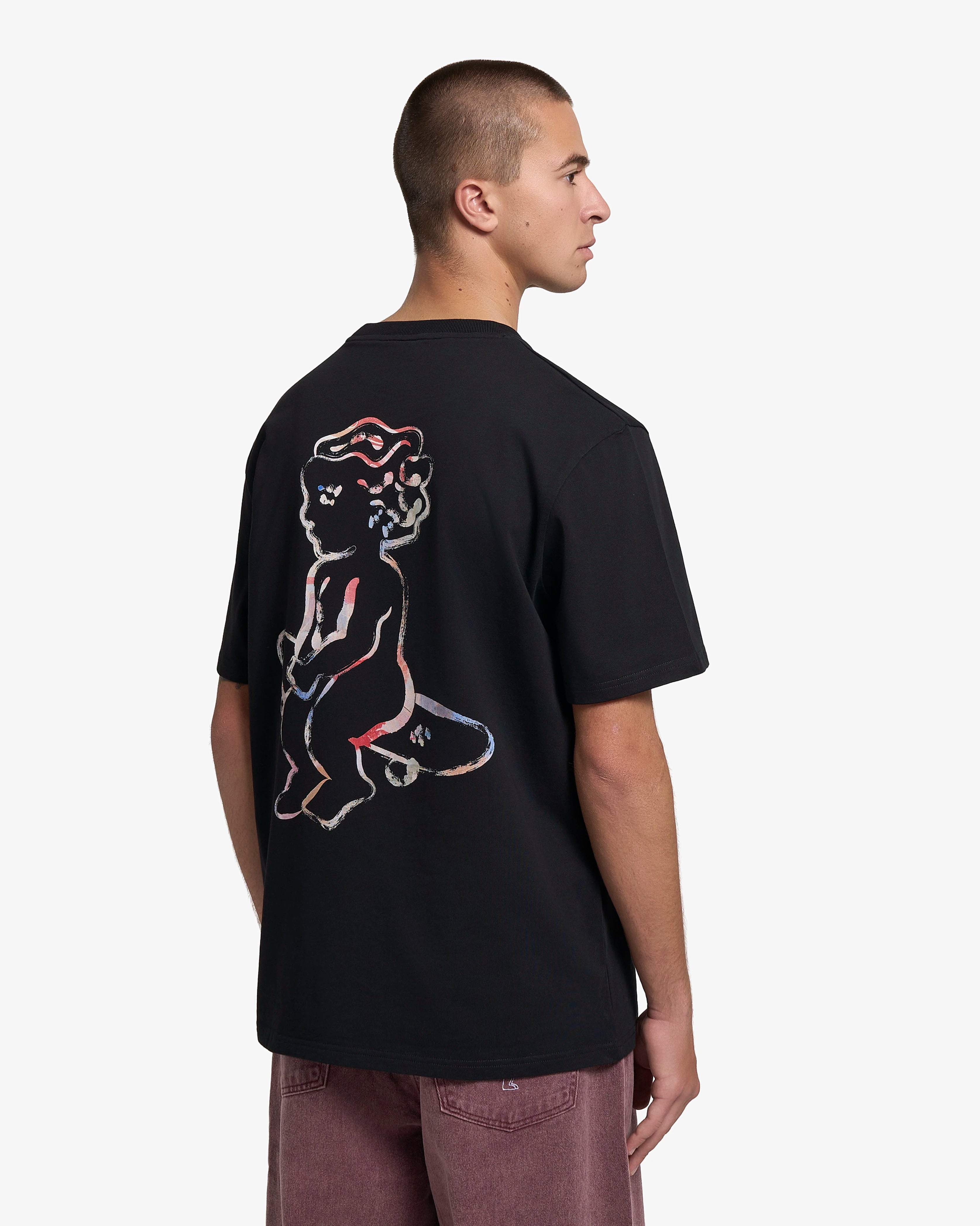 100% cotton, 240 g/m²
Black color
Soft yet structured heavyweight feel
Artwork is digitally designed in-house by our artists to ensure unique detail and precision

EMENTA dots logo on the front
Pre-shrunk to maintain size and shape after washing
Reinforced collar and double-stitched hems for lasting wear

Machine wash at 30°C, tumble dry low, iron inside out
Unisex fit
Made in Portugal